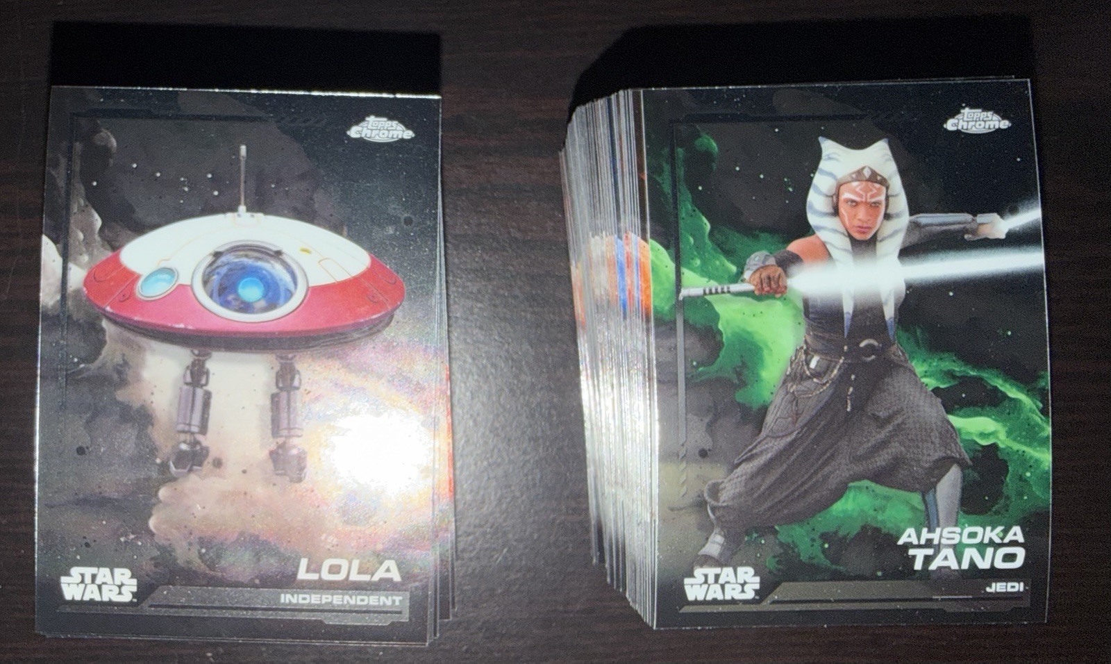2024 Topps Chrome Star Wars Complete Base card Full Set #1-150