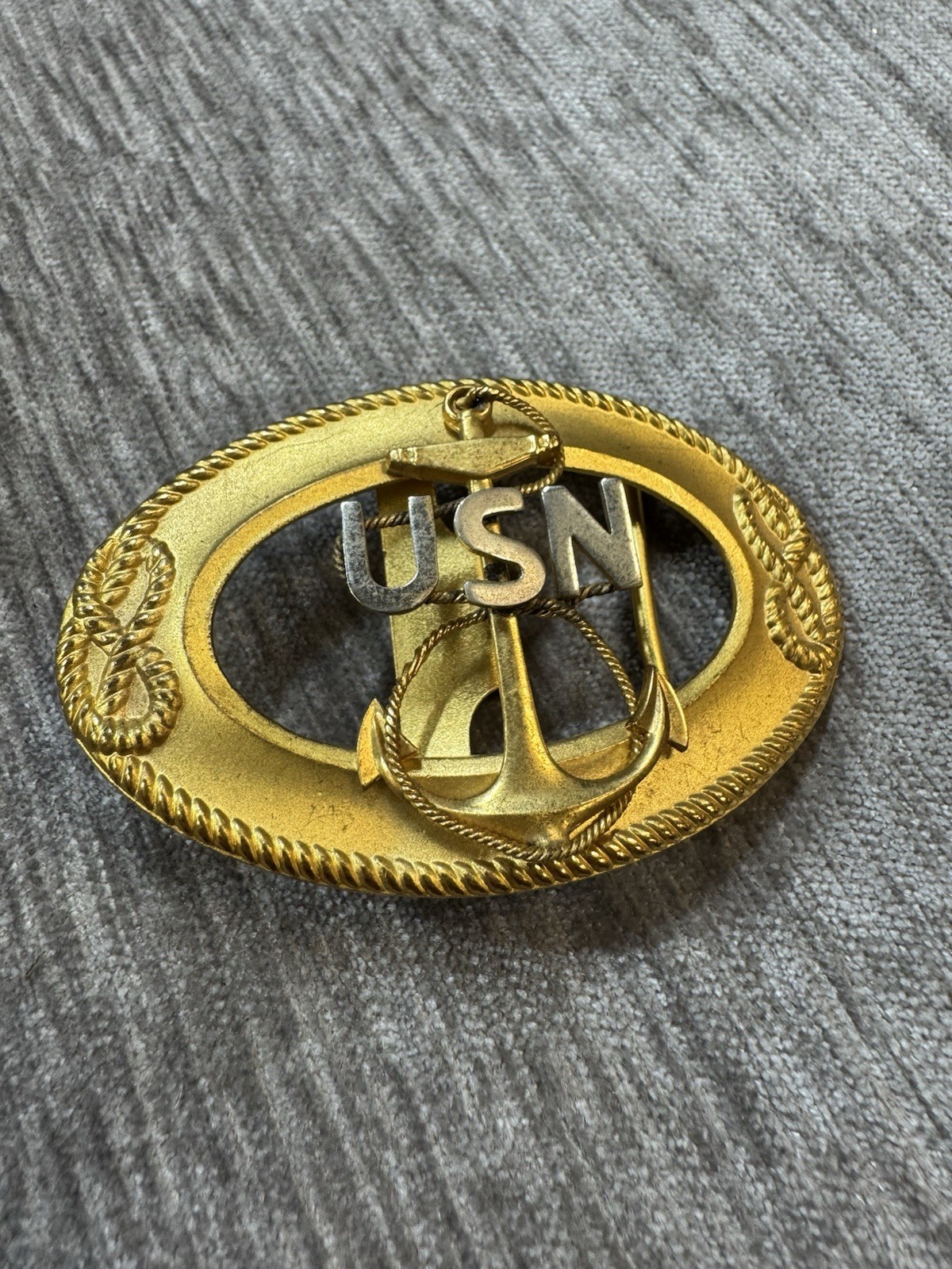 Vintage US Navy USN CPO Chief Petty Officer Belt Buckle US Specialty Co. Older Vintage US Navy USN CPO Chief Petty Officer Belt Buckle US Specialty Co. Older