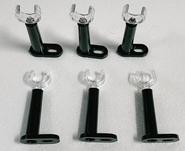 Size 6mm Neon Sign Black Tube Support / Stand Accessory / Tube Holder Qty 5