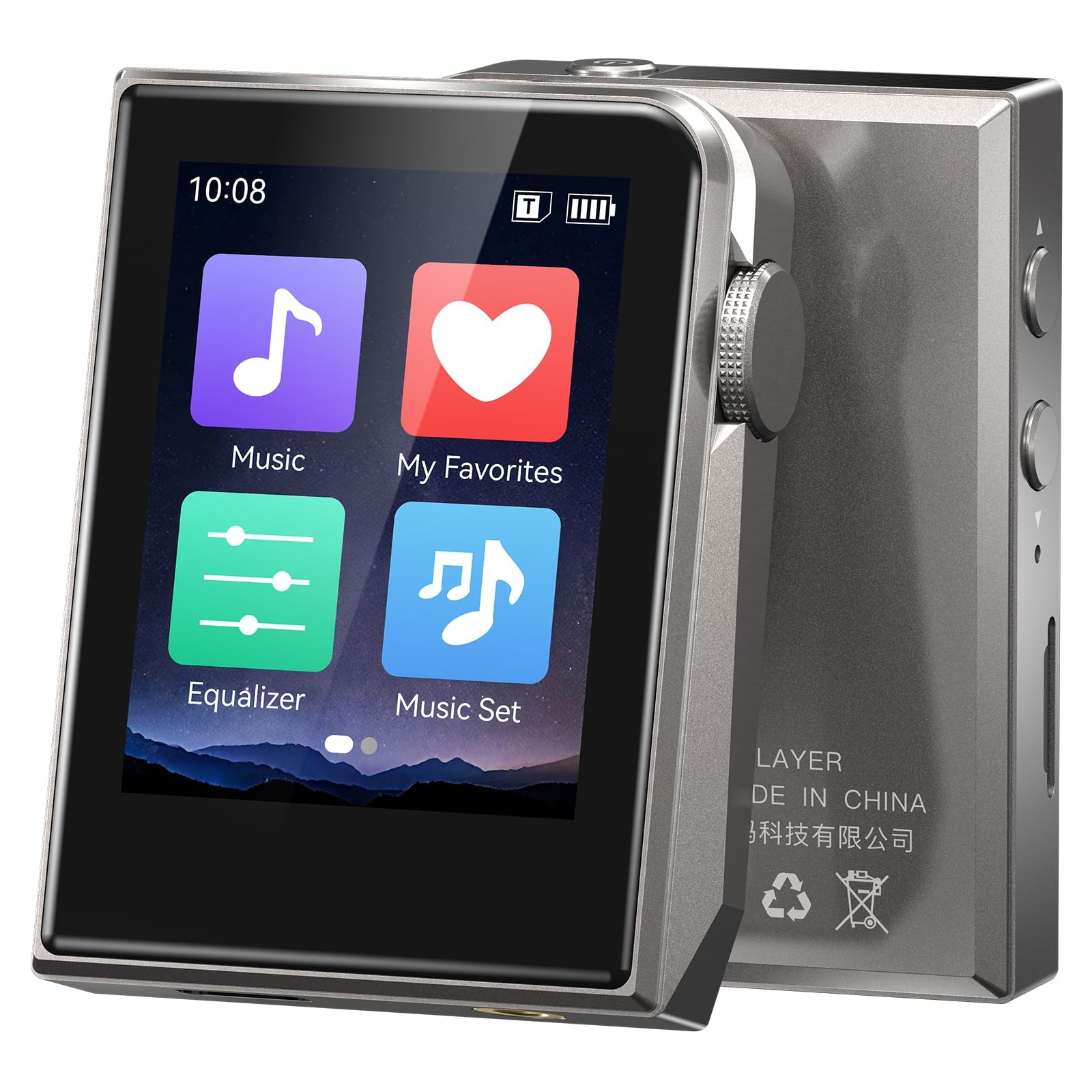 RUIZU 64GB HiFi Lossless MP3 Player, DAC DSD High Resolution 64GB, Silver RUIZU 64GB HiFi Lossless MP3 Player, DAC DSD High Resolution 64GB, Silver
