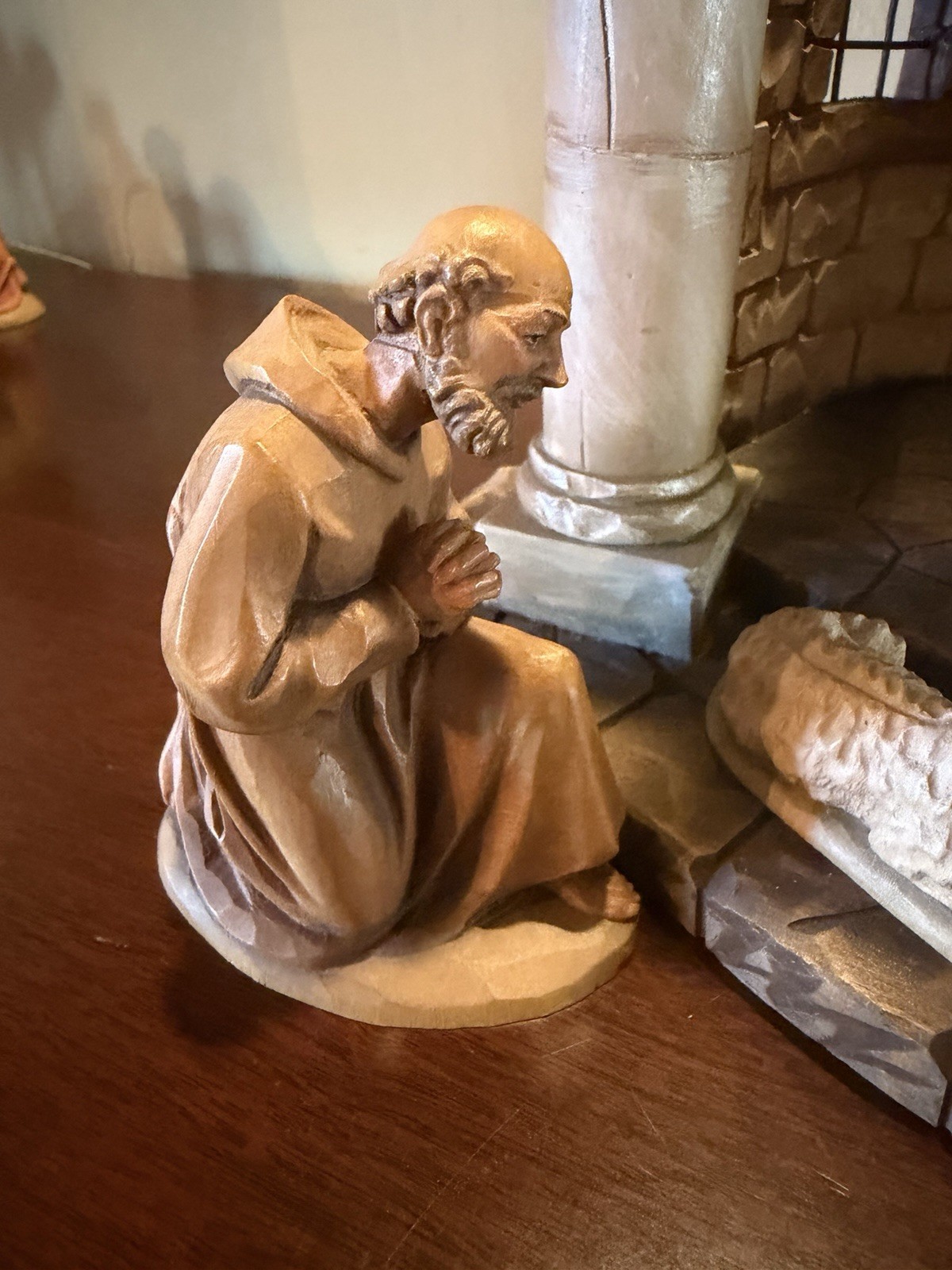 Anri Kuolt Aged Shepherd 6 Inch Scale Hand Carved Excellent Condition 