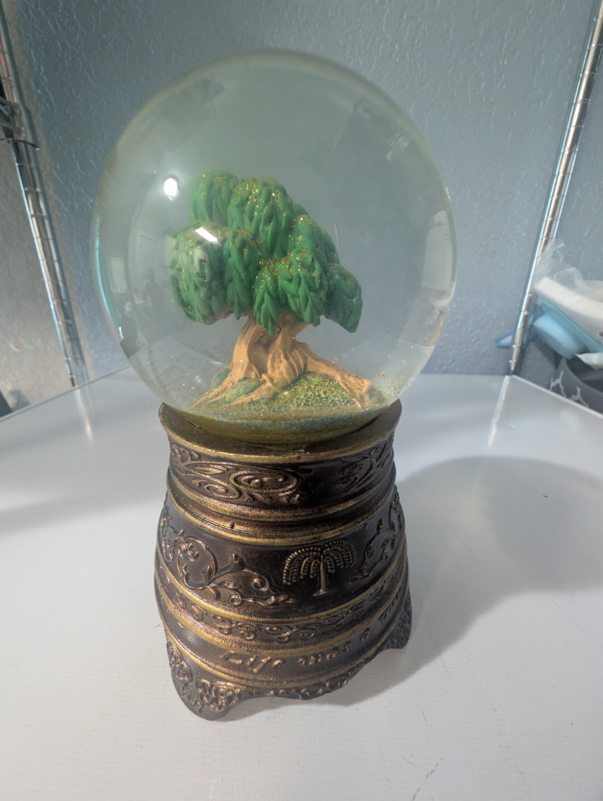 Taylor Swift Life Was a Willow Snow Globe (Gold) w/ Music Evermore Era 