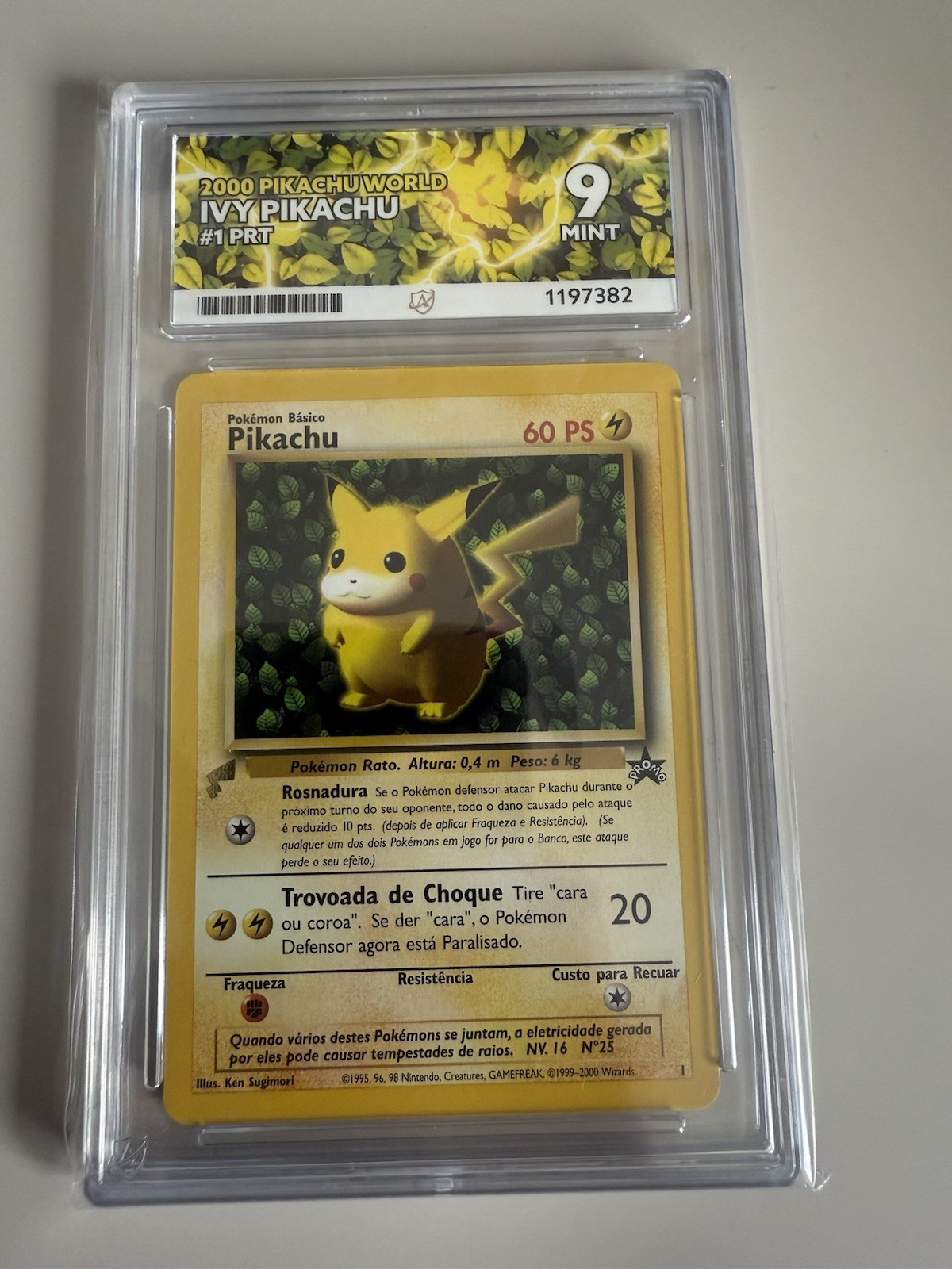 Ivy Pikachu 2000 World Collection Ace 9 Ivy Pikachu 2000 World Collection Ace 9