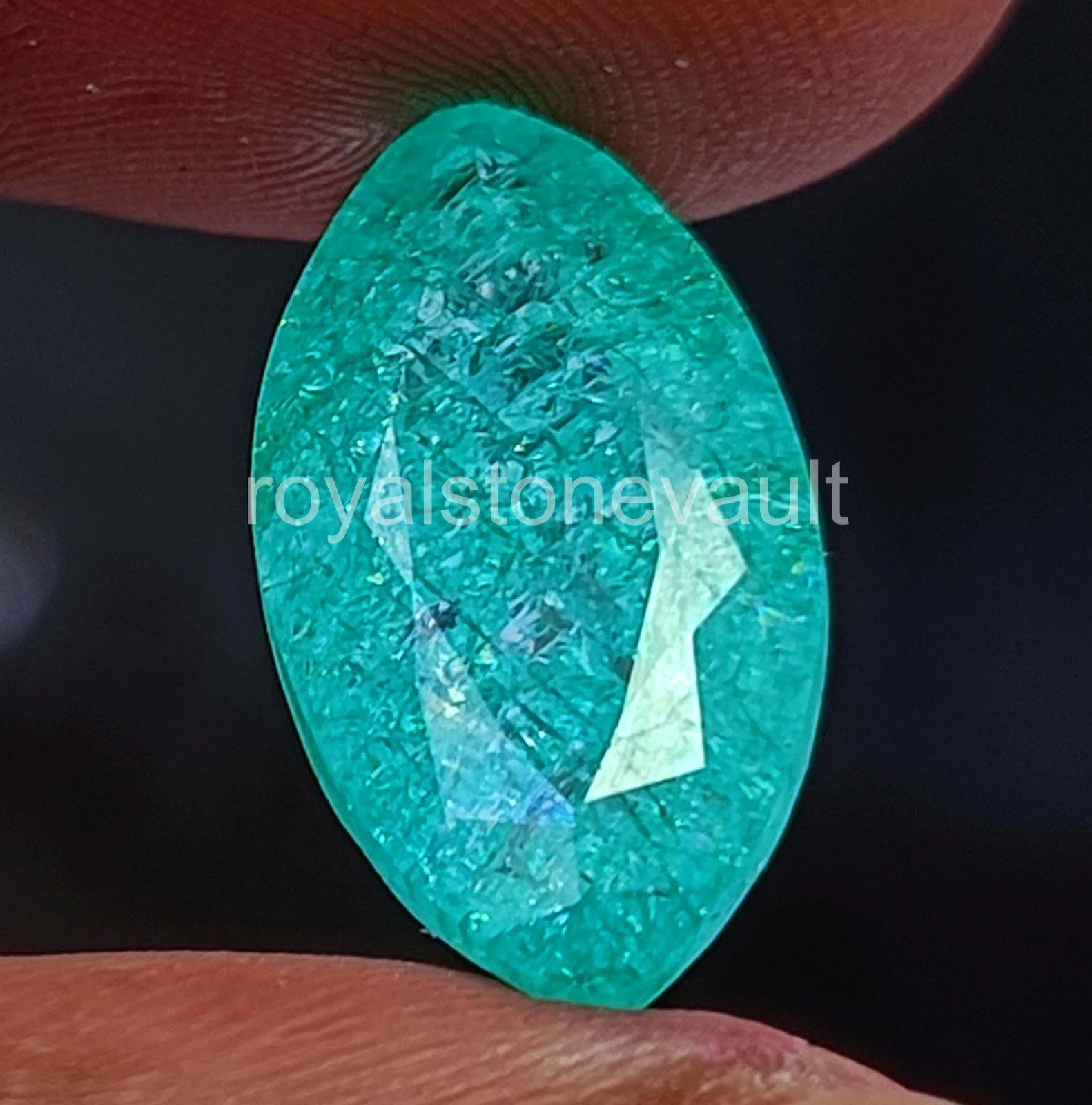 11.75 Ct Natural Green Emerald Marquise Shape Loose Gemstone IGL Certified 5AOI