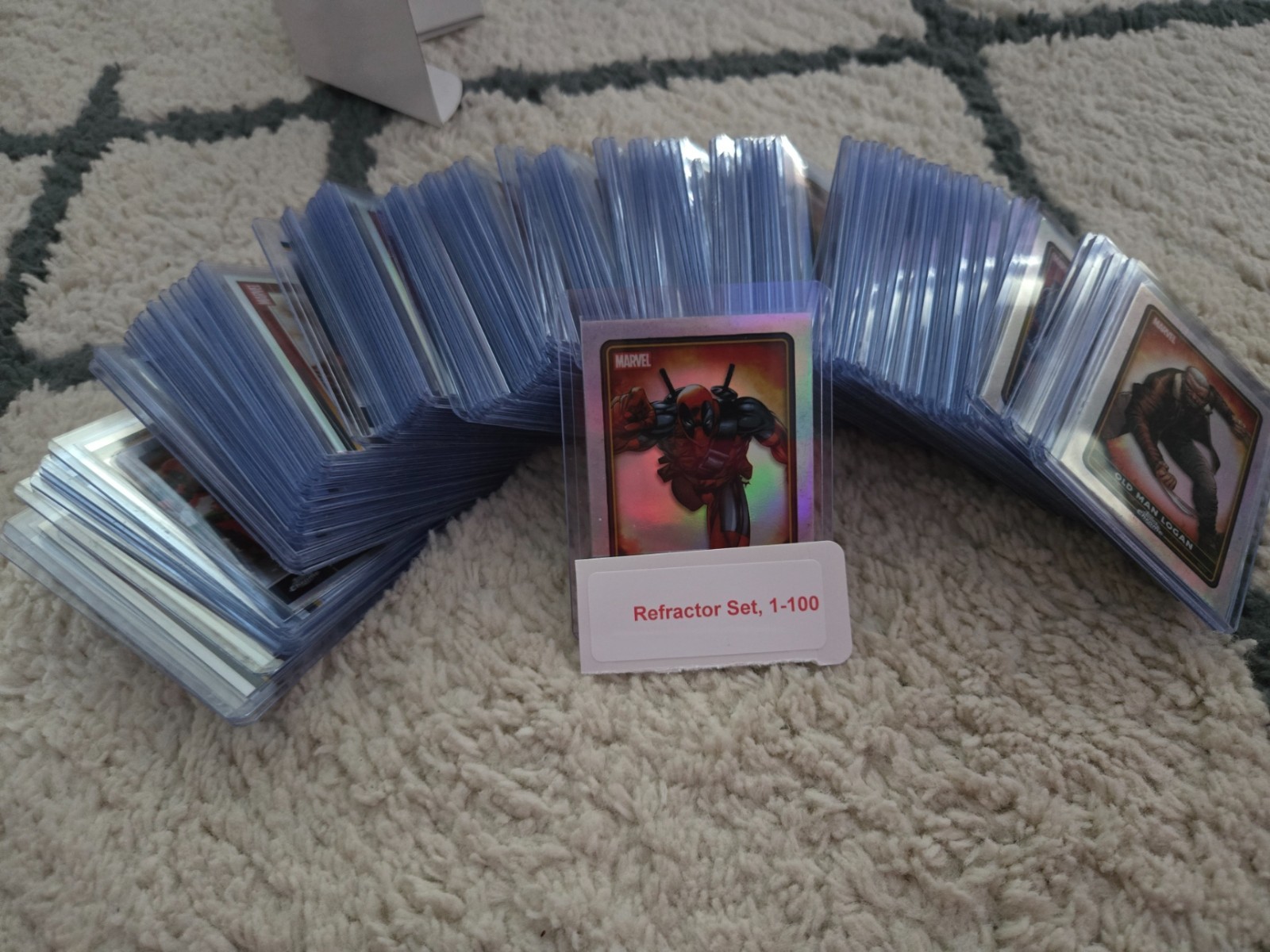 2025 Topps Chrome Deadpool, Refractor Base Set, Complete 1-100