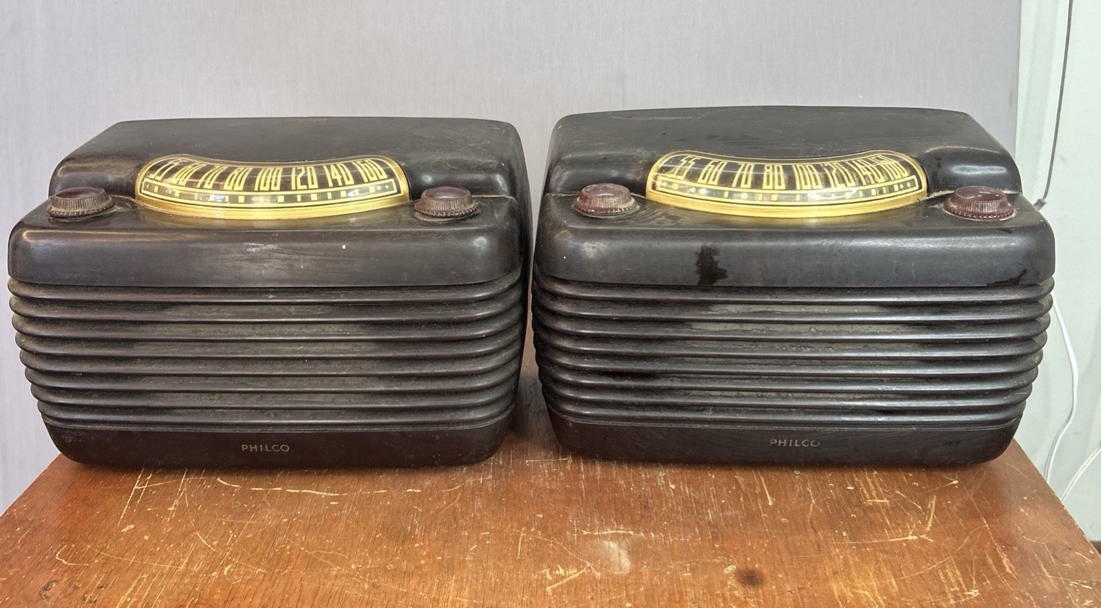 Pair Of Philco Model 46-420 Pair Of Philco Model 46-420
