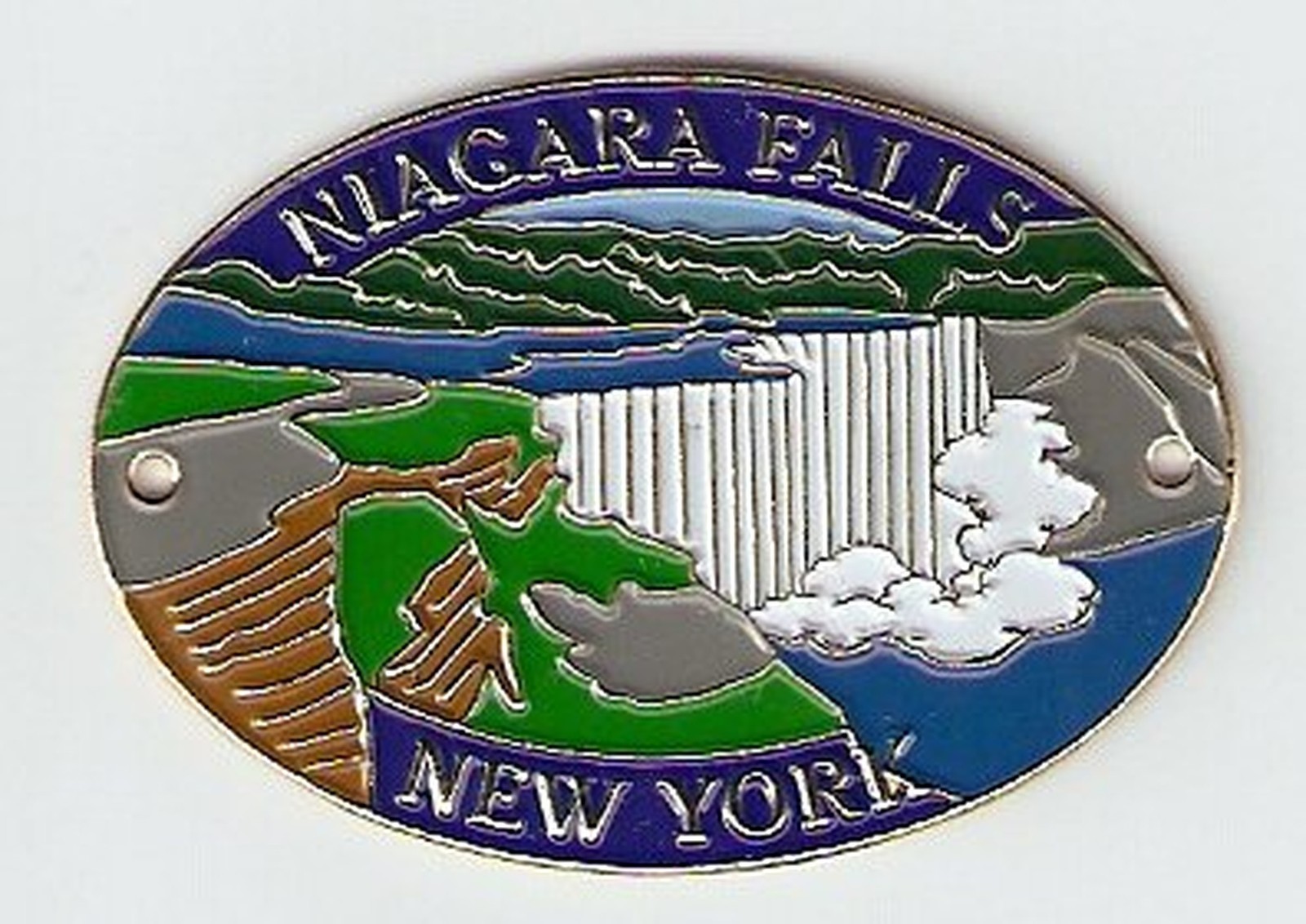 Niagara Falls Hiking Stick Medallion Niagara Falls Hiking Stick Medallion
