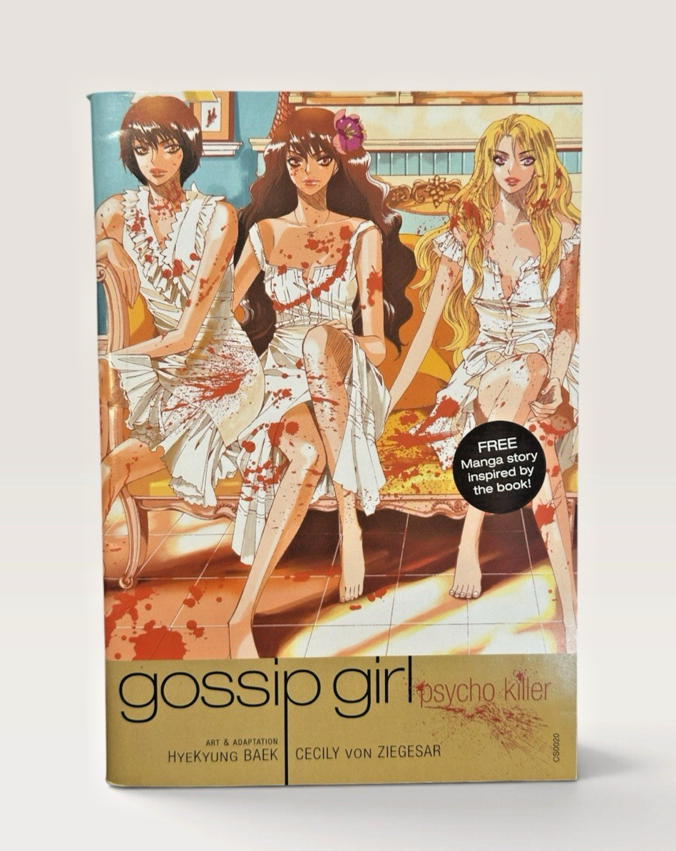 Gossip Girl Psycho Killer Manga HyeKyung Baek Rare 2011 Promo Yen Press VF