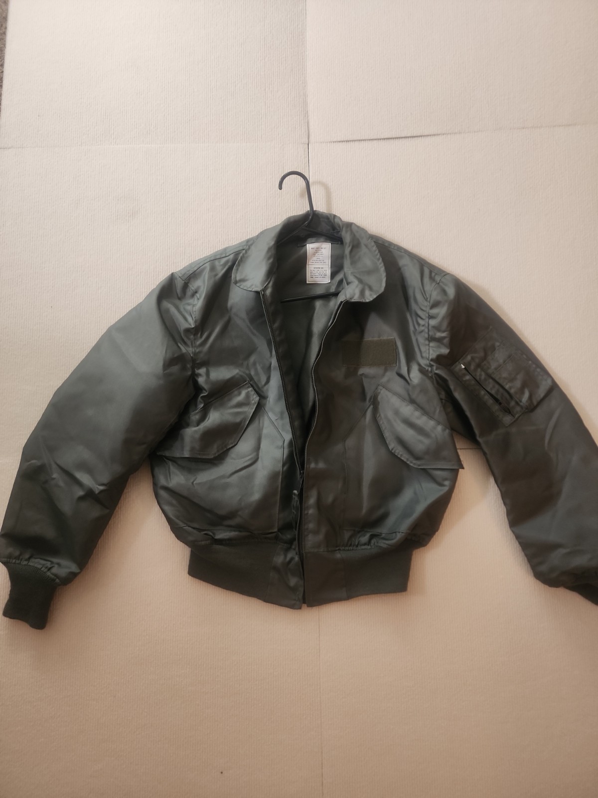 Vintage Jacket Flyer's Men's Summer Flyer  CWU -36/P Mil Green  MIL-J-83382C 