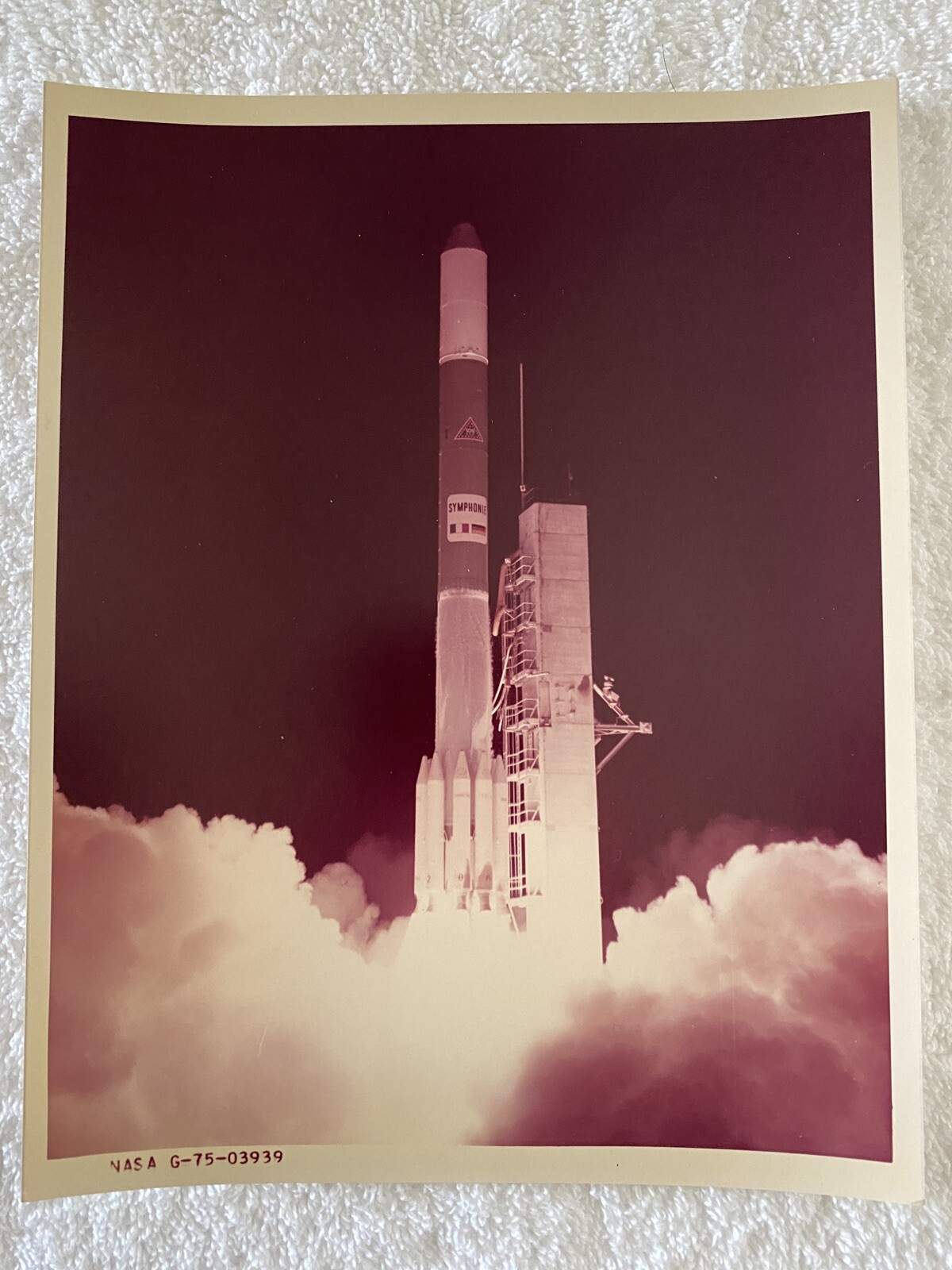 NASA RED ORIGINAL PHOTO # G-75-03939 DELTA GODDARD SYMPHONIE FRENCH WEST GERMANY