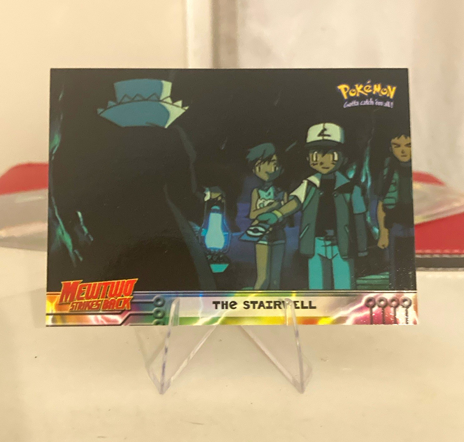 Topps 1999 Pokémon Mewtwo Strikes Back #19 The Stairwell Movie Animation Edition