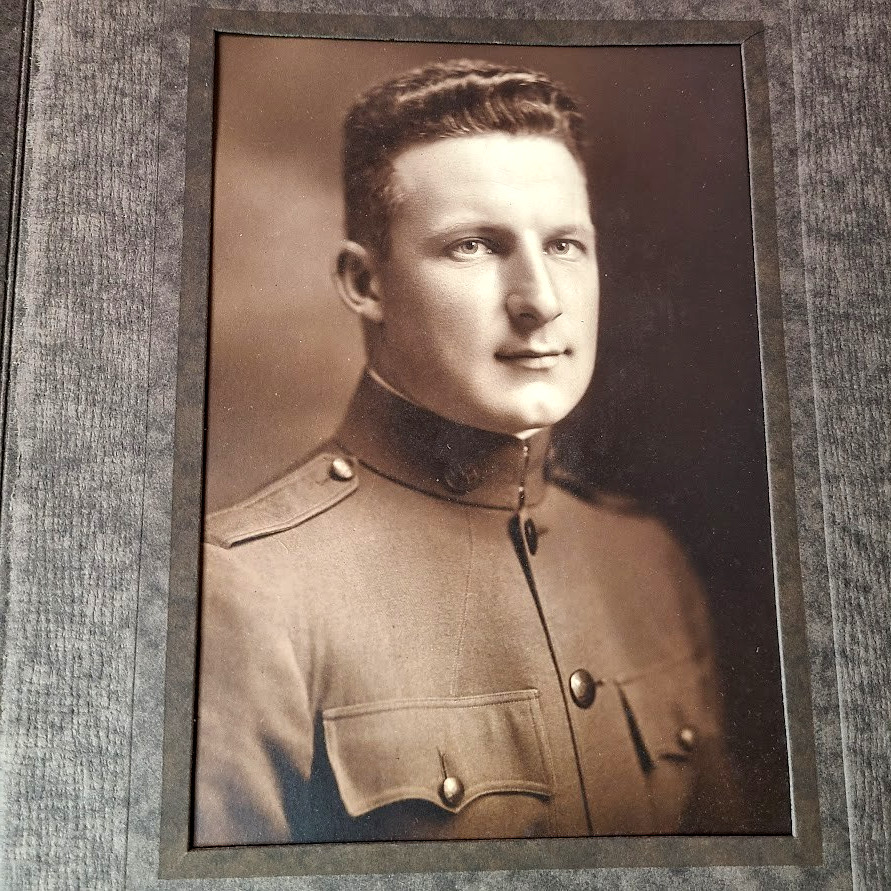 WWI US Army Soldier Portrait San Antonio Texas Named id'd WWI US Army Soldier Portrait San Antonio Texas Named id'd