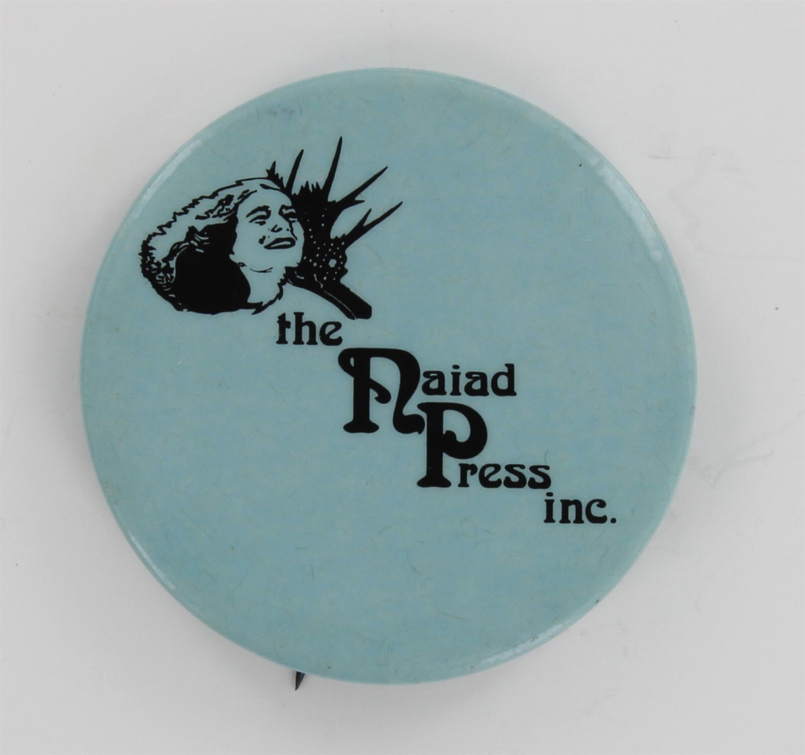 Naiad Press 1973 Lesbian Gay Publisher Pin Rare Literature Bella Books P1874