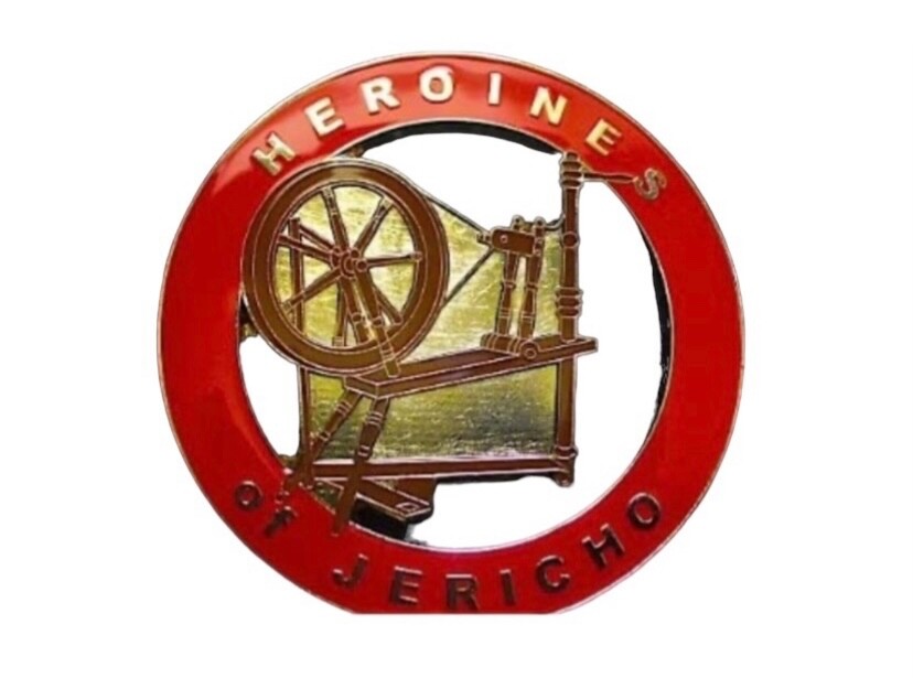 Heroines of Jericho Cut Out Alloy Zinc Car Emblem