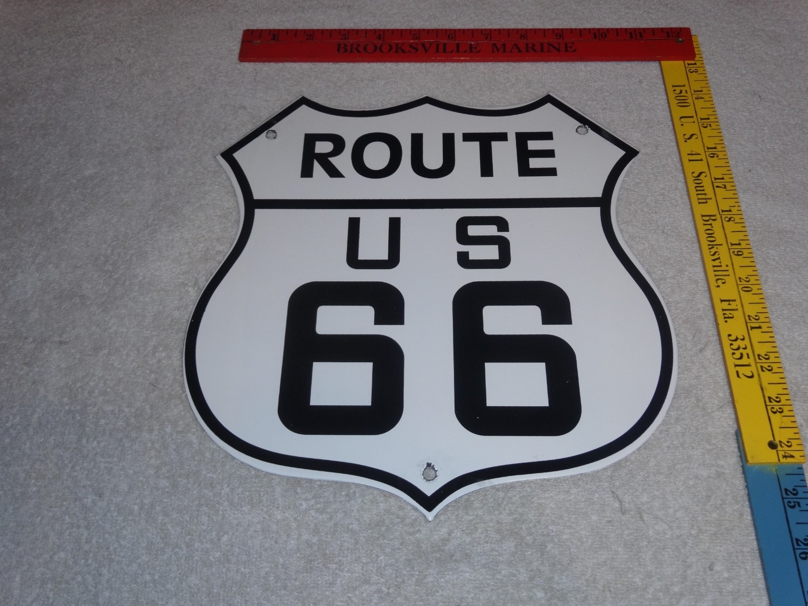 VINTAGE ROUTE UNITED STATES US 66 11 3/4 VINTAGE ROUTE UNITED STATES US 66 11 3/4