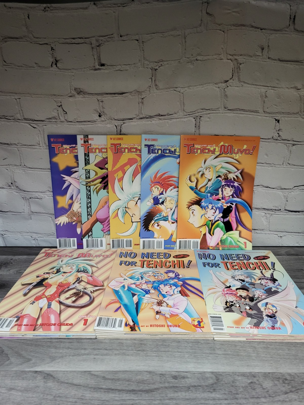 Tenchi Muyu The All New Viz Comics Lot Complete Sets Okuda + No Need 1 2 3 4 5