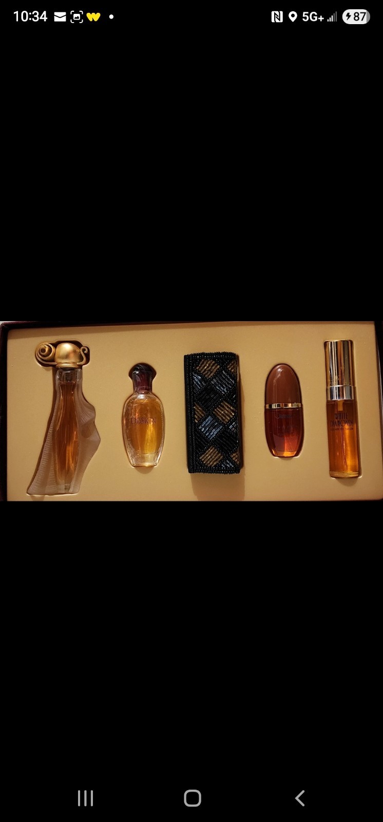 Rare Vintage Perfume Set Women's Givenchy, Obsession, Design, White Diamonds Rare Vintage Perfume Set Women's Givenchy, Obsession, Design, White Diamonds
