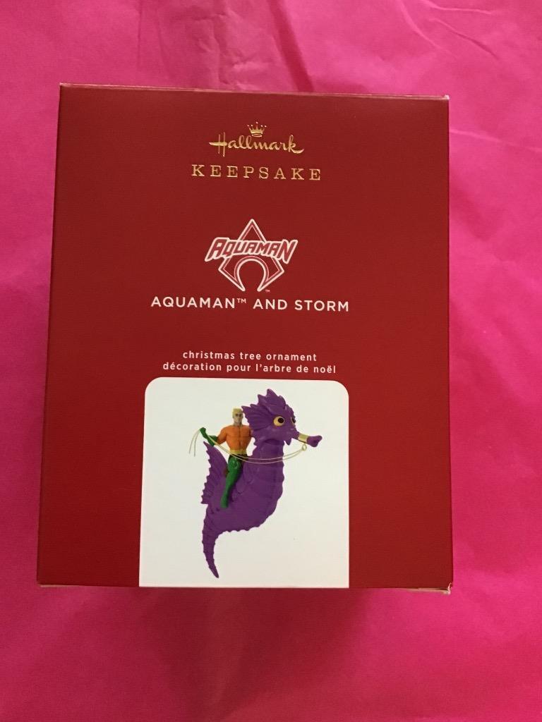 Hallmark Keepsake Ornament 2020 Aquaman and Storm DC Comics new seahorse Hallmark Keepsake Ornament 2020 Aquaman and Storm DC Comics new seahorse
