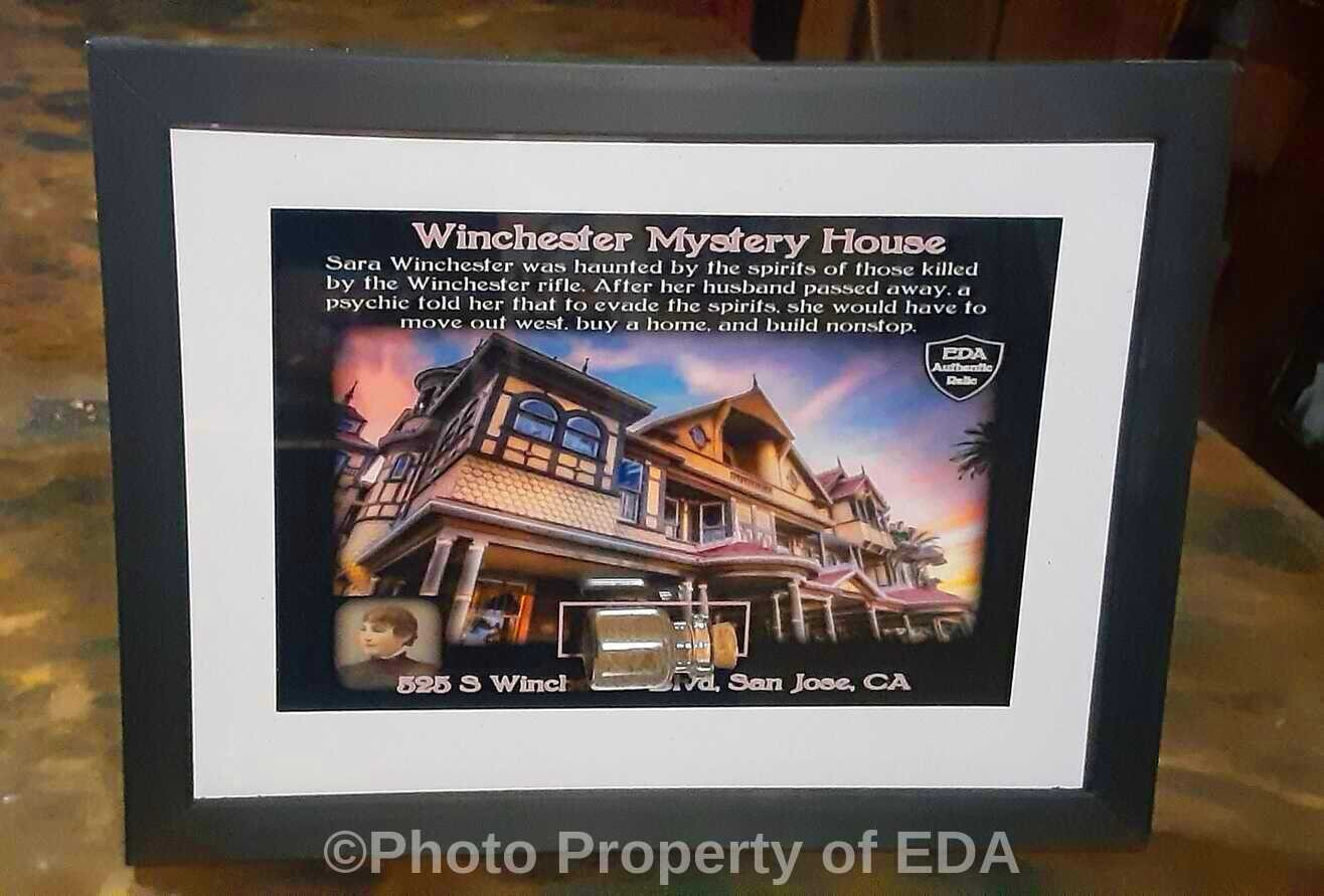 WINCHESTER MYSTERY HOUSE Relic Soil Sample w/COA Haunted Item Object House