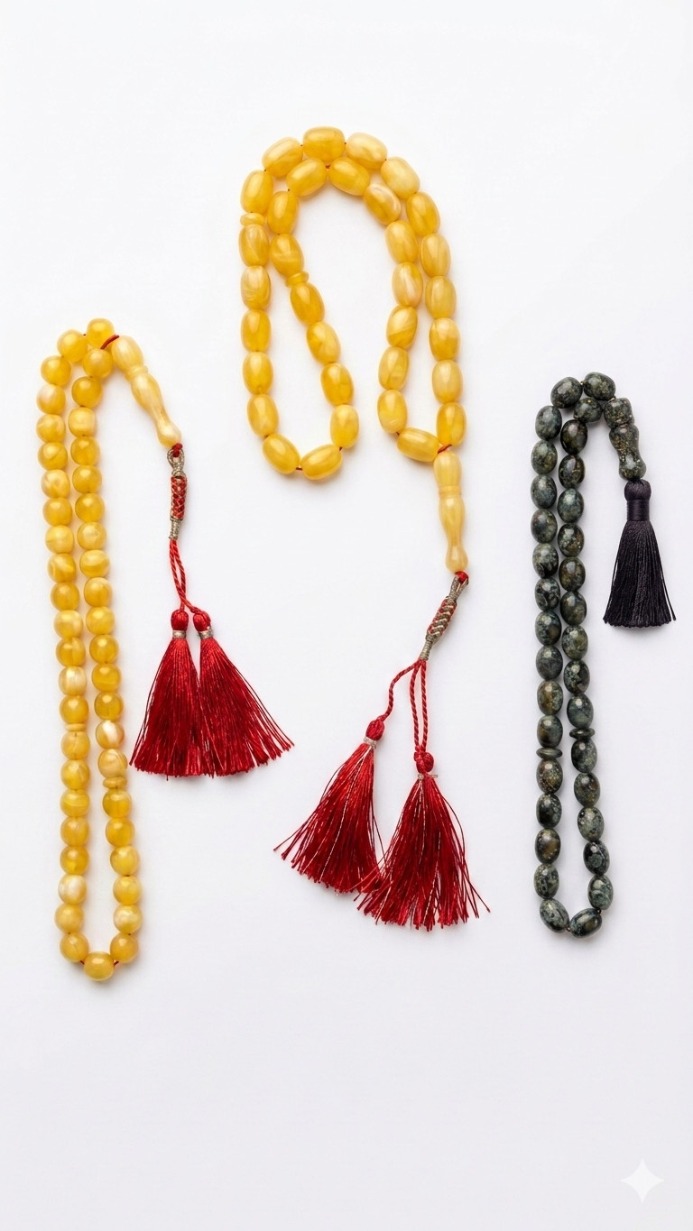 3pc Islamic Prayer Beads Set Yellow Amber Resin Stone Tasbih Misbaha Rosary 33 3pc Islamic Prayer Beads Set Yellow Amber Resin Stone Tasbih Misbaha Rosary 33