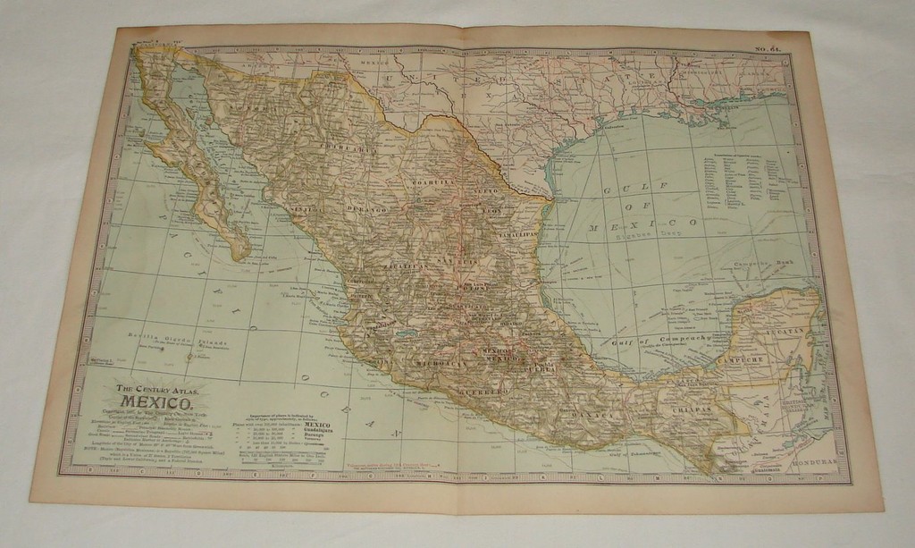 1902 map ~ MEXICO