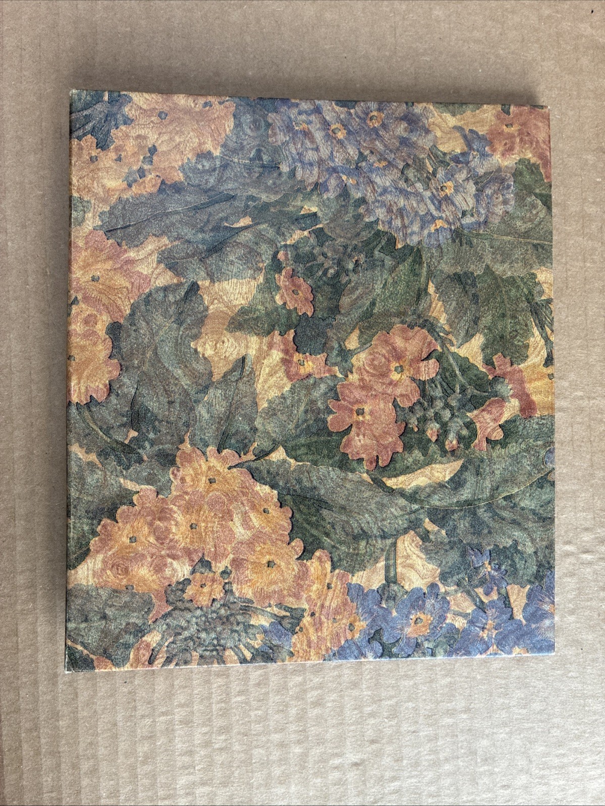 Vintage Photo Album 10 Pages 40 Photos Floral