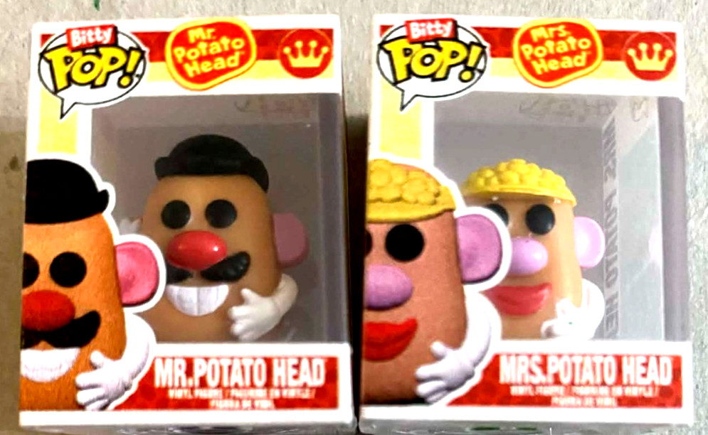 Funko Bitty Pop: Hasbro -MR.and MRS., POTATO HEAD RETRO TOYS Funko Bitty Pop: Hasbro -MR.and MRS., POTATO HEAD RETRO TOYS
