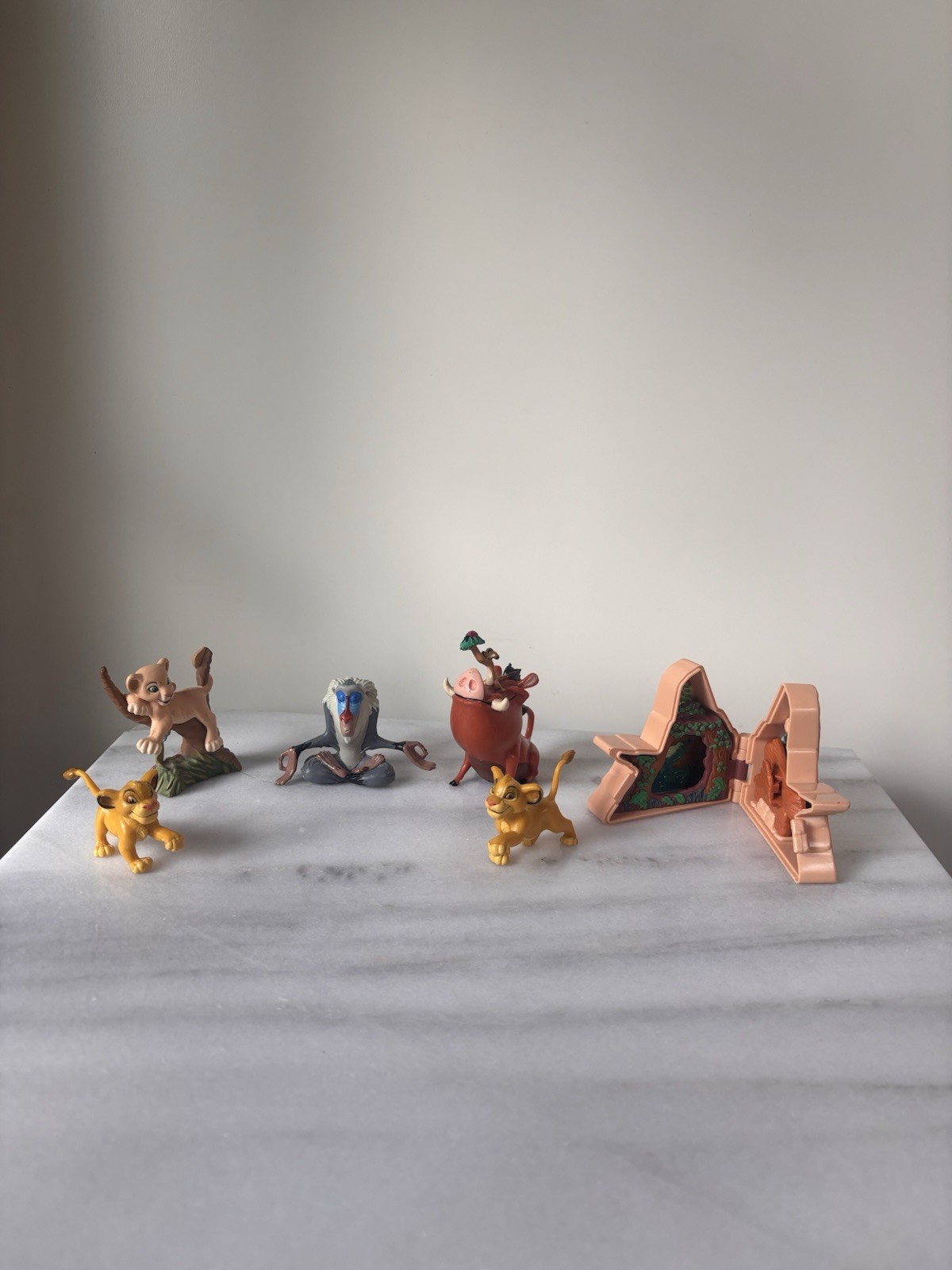 Disney The Lion King 1994 Vintage Lot Of 6 Figures Applause Bluebird Hallmark