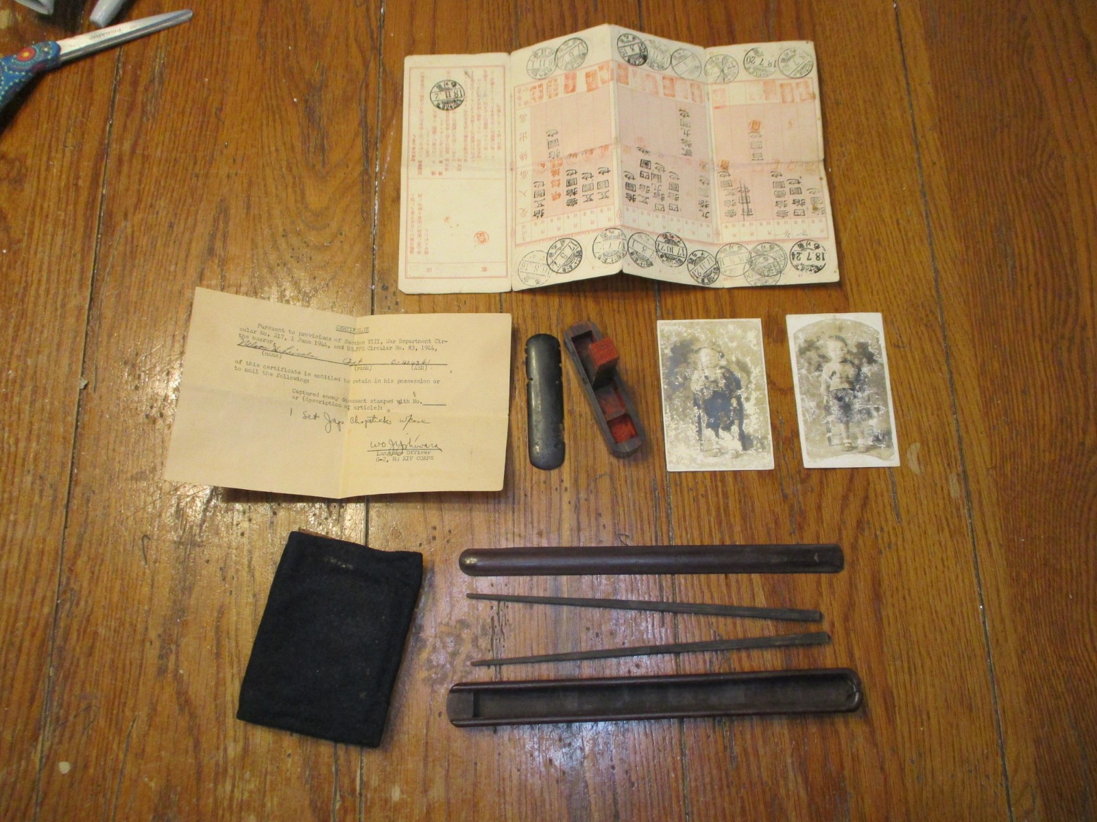 WW2 Japanese Soldier personal effects WW2 Japanese Soldier personal effects
