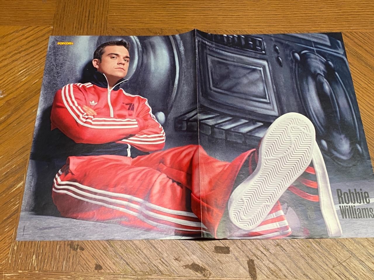Robbie Williams Take That Shanadoo teen magazine poster clipping sporty Bravo