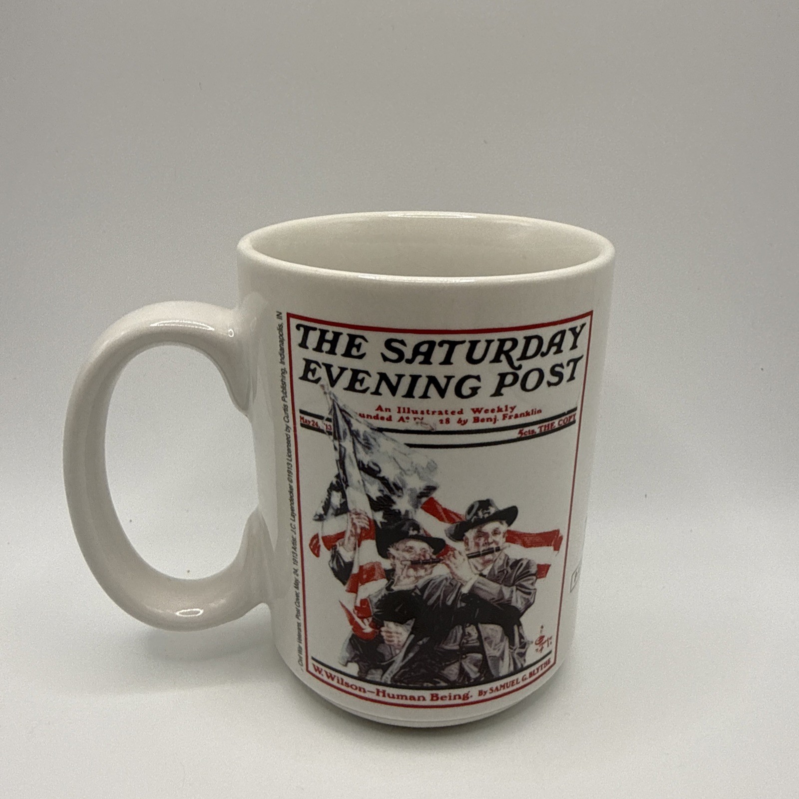 NORMAN ROCKWELL Patriotic Coffee Mug \ NORMAN ROCKWELL Patriotic Coffee Mug \