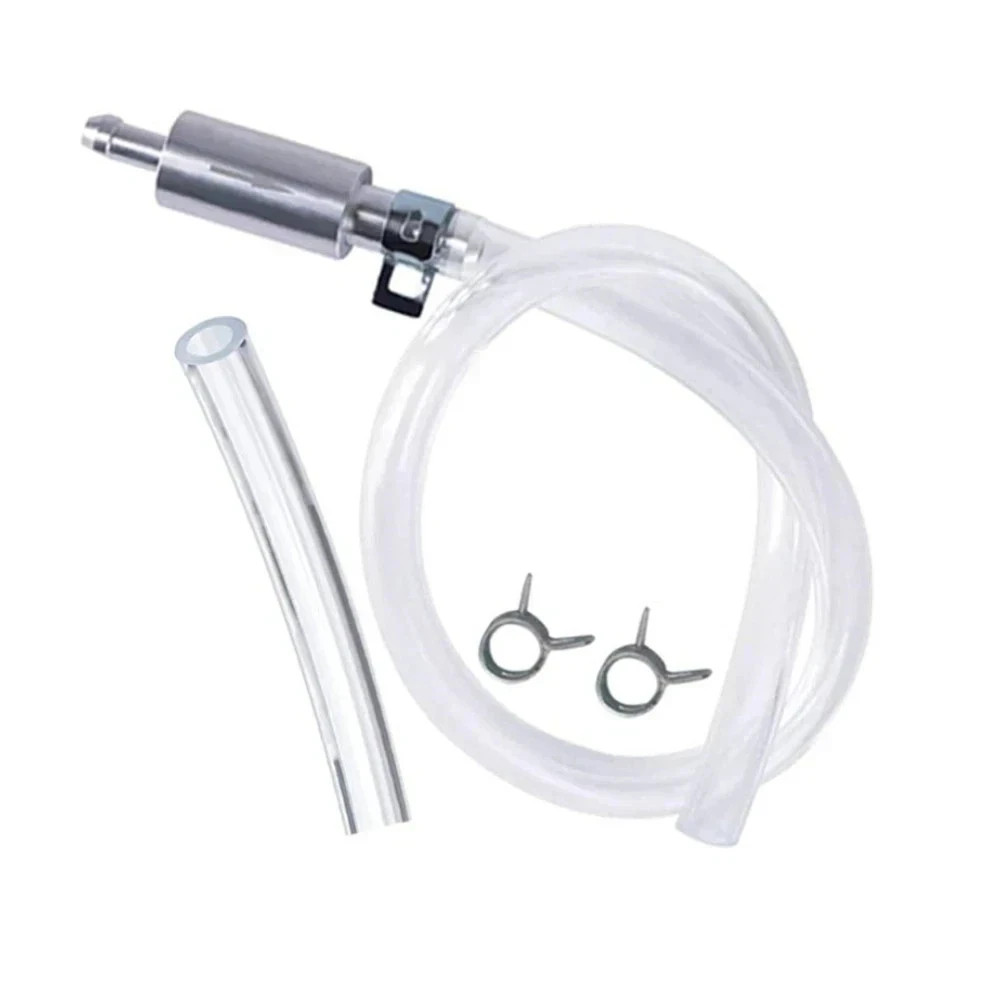 Universal One Way Brake Bleeder Kit Check Valve with Clear Hose & Clamps