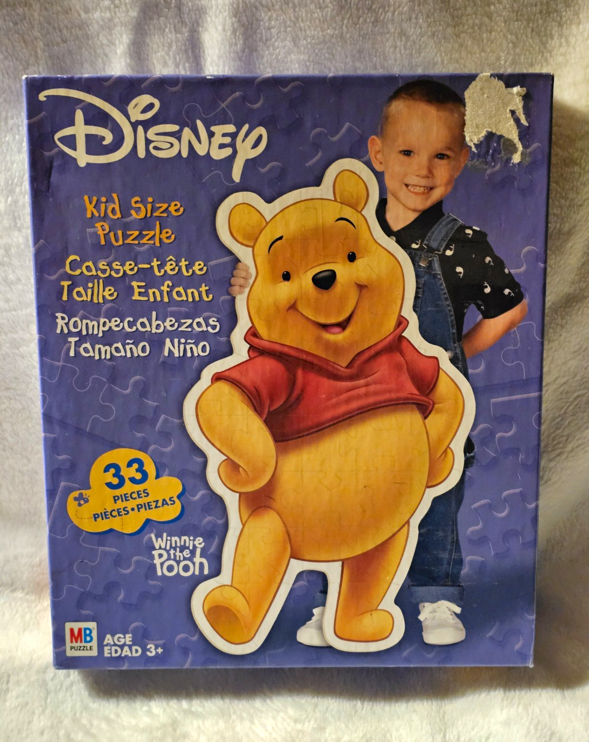 MB Puzzle Disney Winnie the Pooh Kids Size Floor Puzzle 33 Pieces 2003 MB Puzzle Disney Winnie the Pooh Kids Size Floor Puzzle 33 Pieces 2003