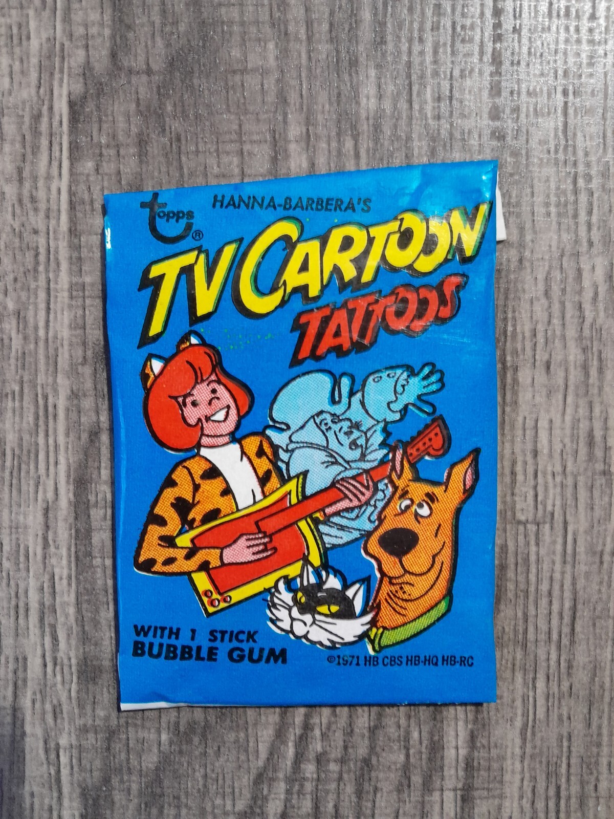 1971 Topps TV Cartoons Pack