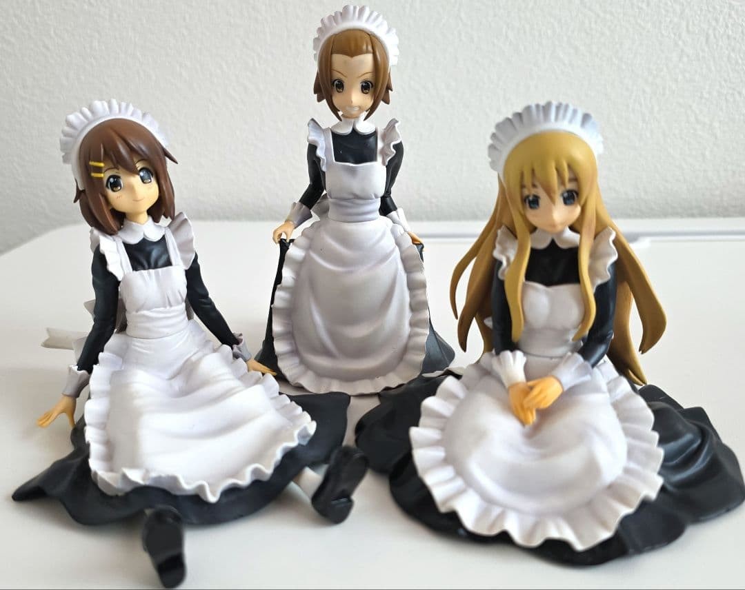 K-On Maid Outfit Figure Lot Collectible Anime Figures Authentic Japan Preowned