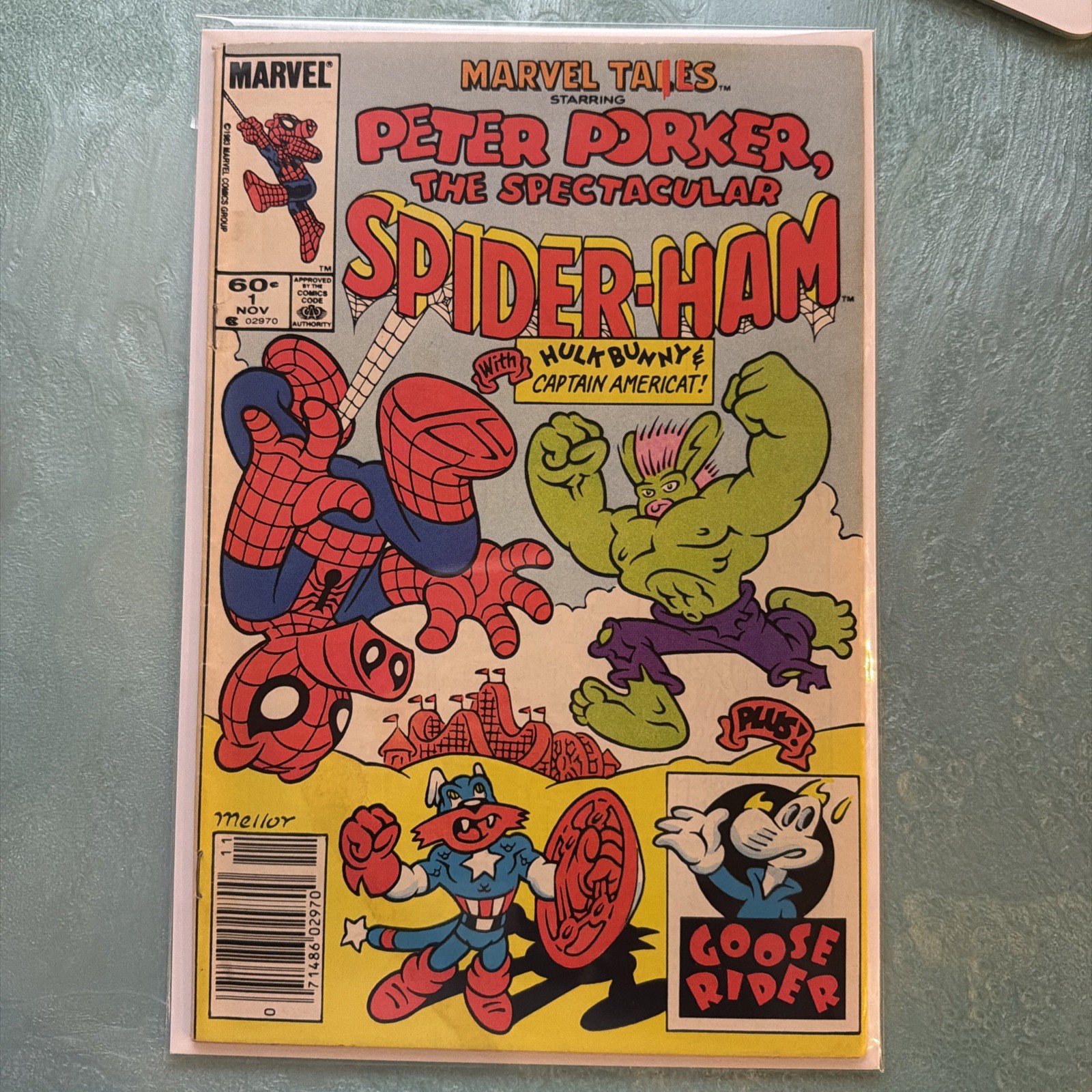Marvel Tails #1 1983 NEWSSTAND VARIANT 1st Appearance Peter Porker Spider-Ham