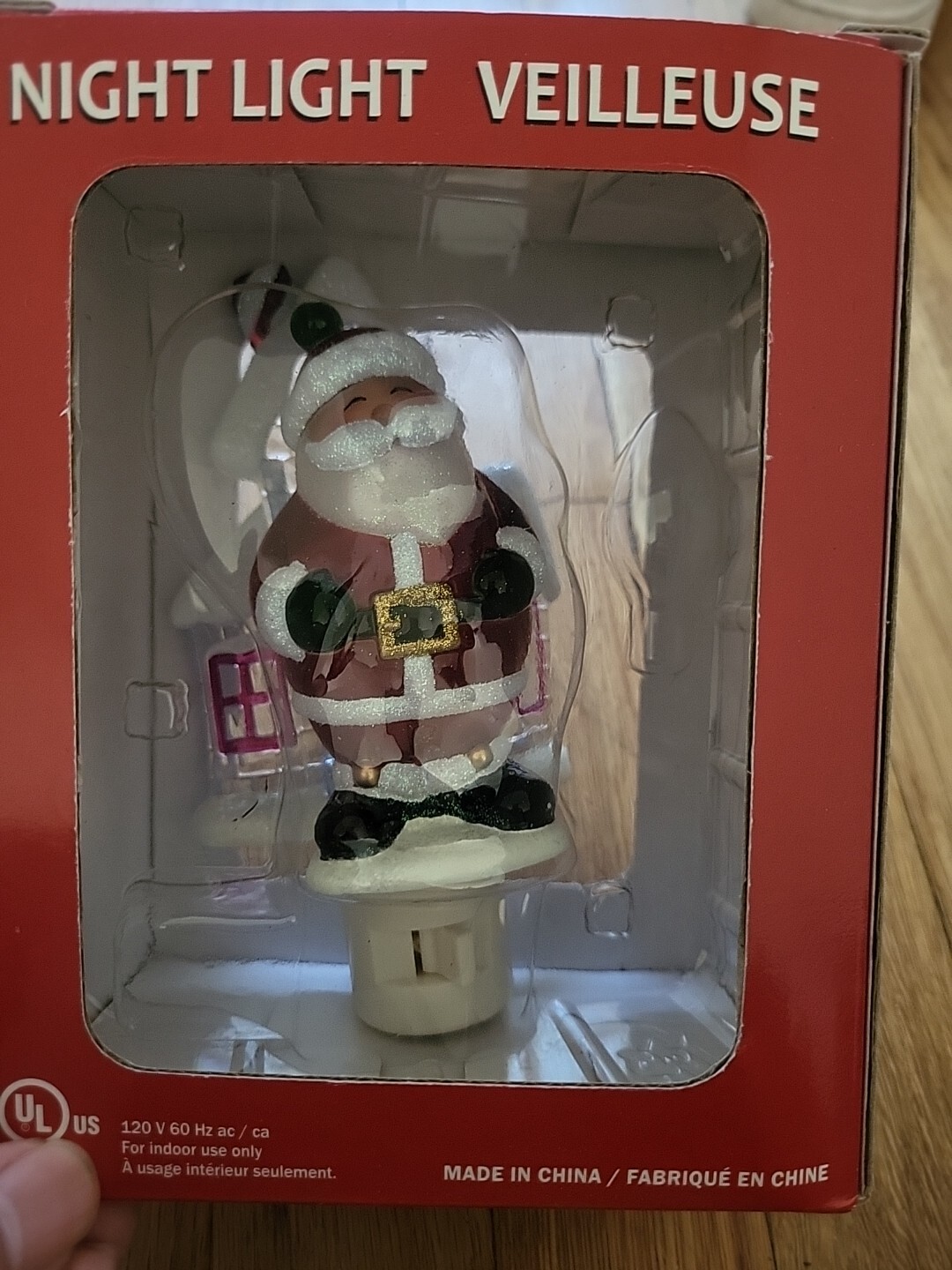 Night Lights Veilleuse Wall Plug Christmas Tree Santa Snowman You Choose