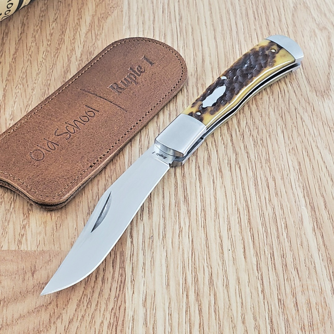Old School Knifeworks Ruple 1 Folding Knife 3.3