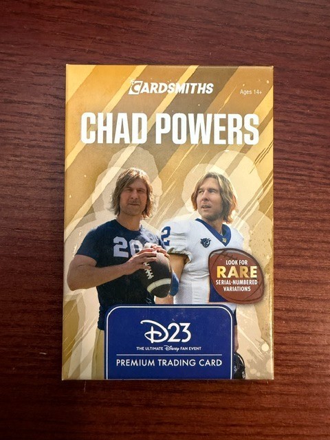2026 D23 DISNEY EXPO EXCLUSIVE CARDSMITHS CHAD POWERS POWELL CARD UNOPENED/1000 2026 D23 DISNEY EXPO EXCLUSIVE CARDSMITHS CHAD POWERS POWELL CARD UNOPENED/1000