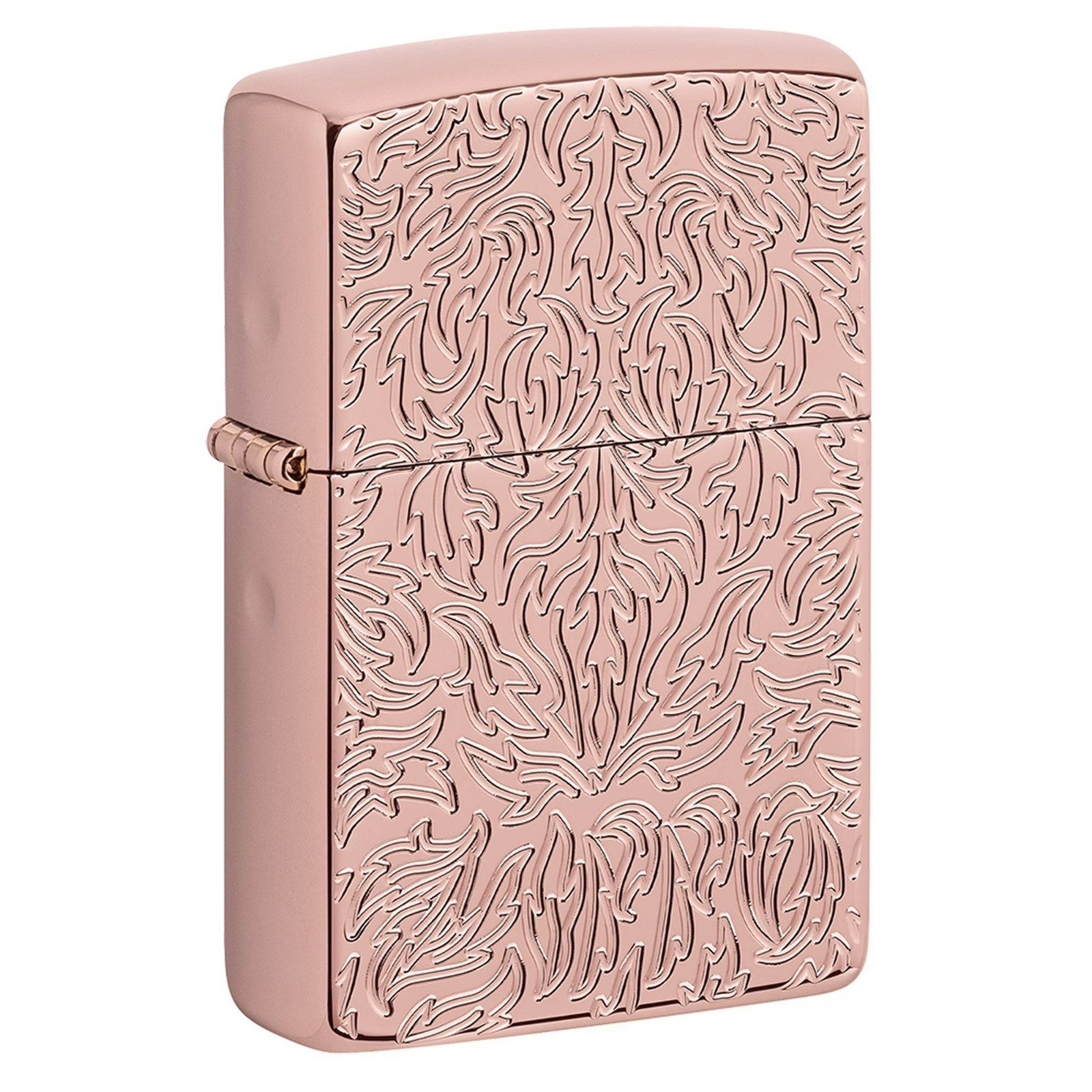 Zippo 49703 Rose Gold Armor Lighter Deep Carved Finish Rose Gold New In Box Zippo 49703 Rose Gold Armor Lighter Deep Carved Finish Rose Gold New In Box