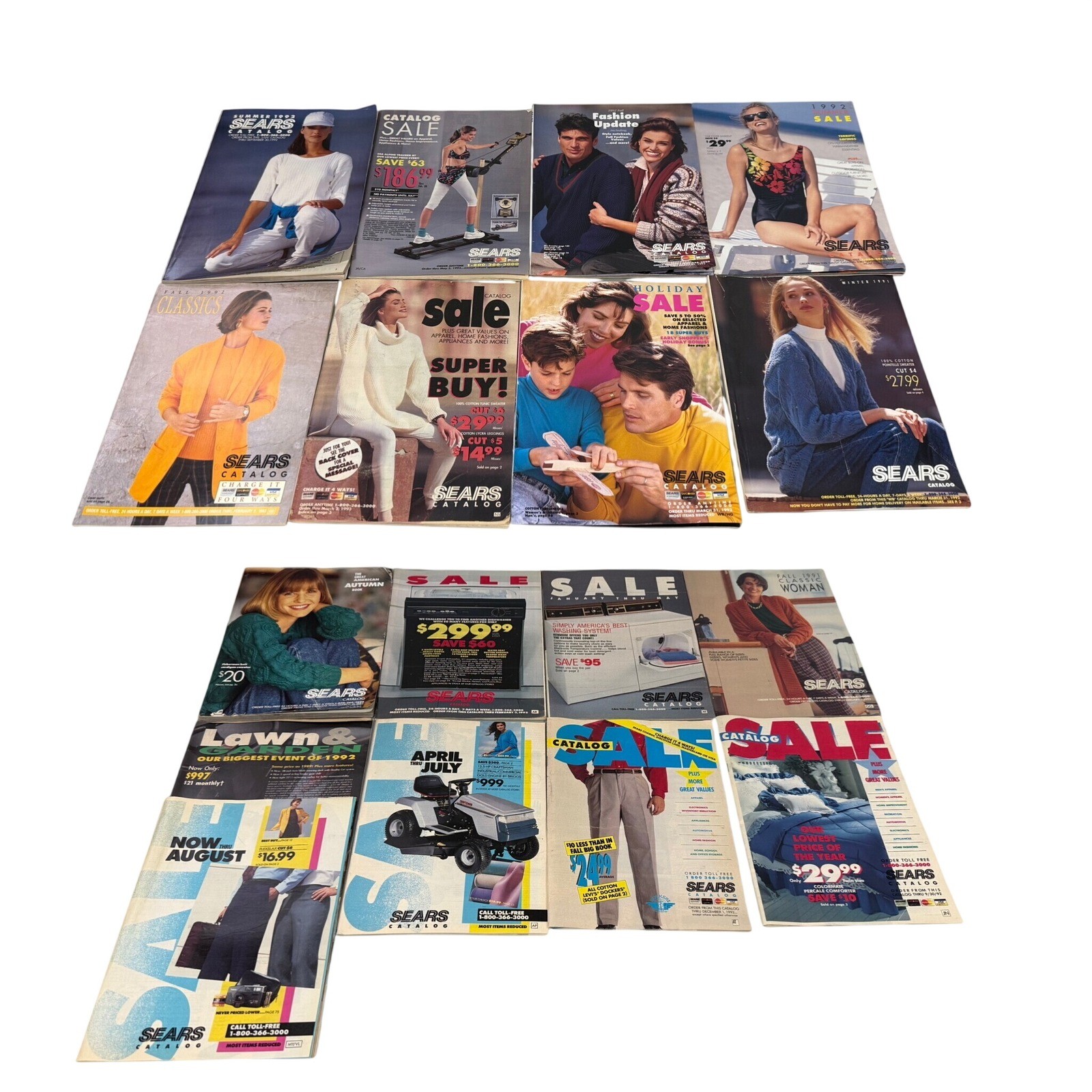 Vintage Sears Catalogs Lot 16 Issues 1991 1992 1993 90s Fashion Home Decor Ads Vintage Sears Catalogs Lot 16 Issues 1991 1992 1993 90s Fashion Home Decor Ads