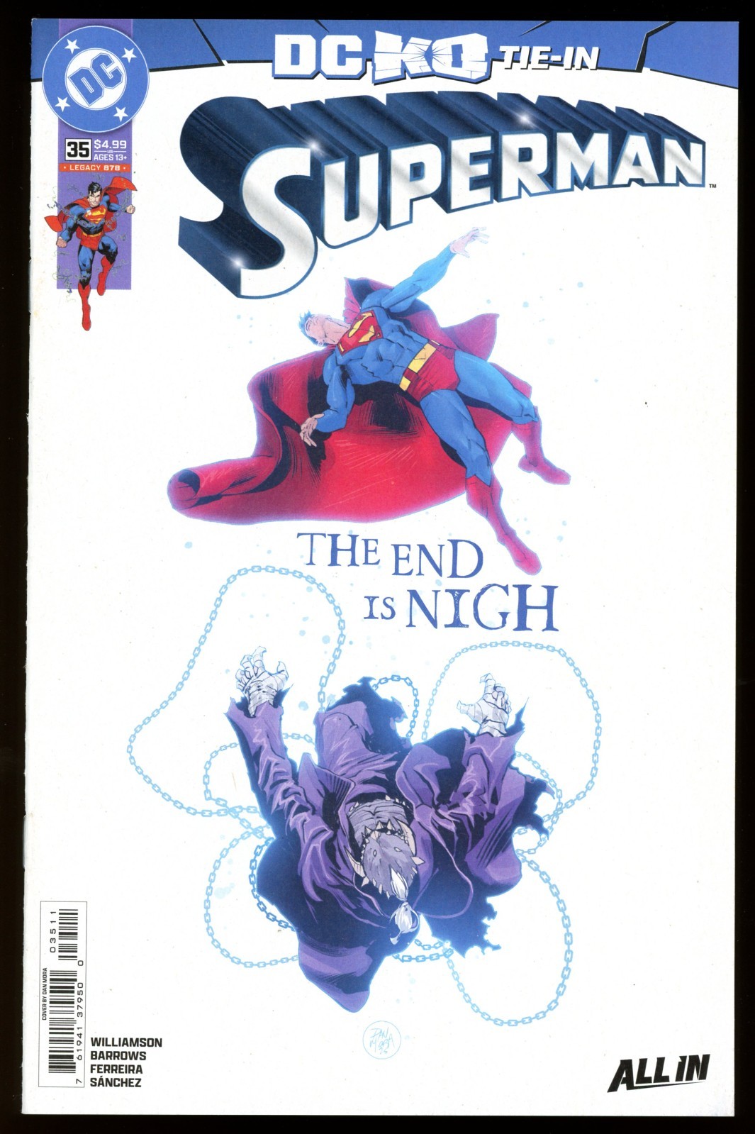 Superman #35 – Cover A  Dan Mora  First Print 🟦🟦 NM