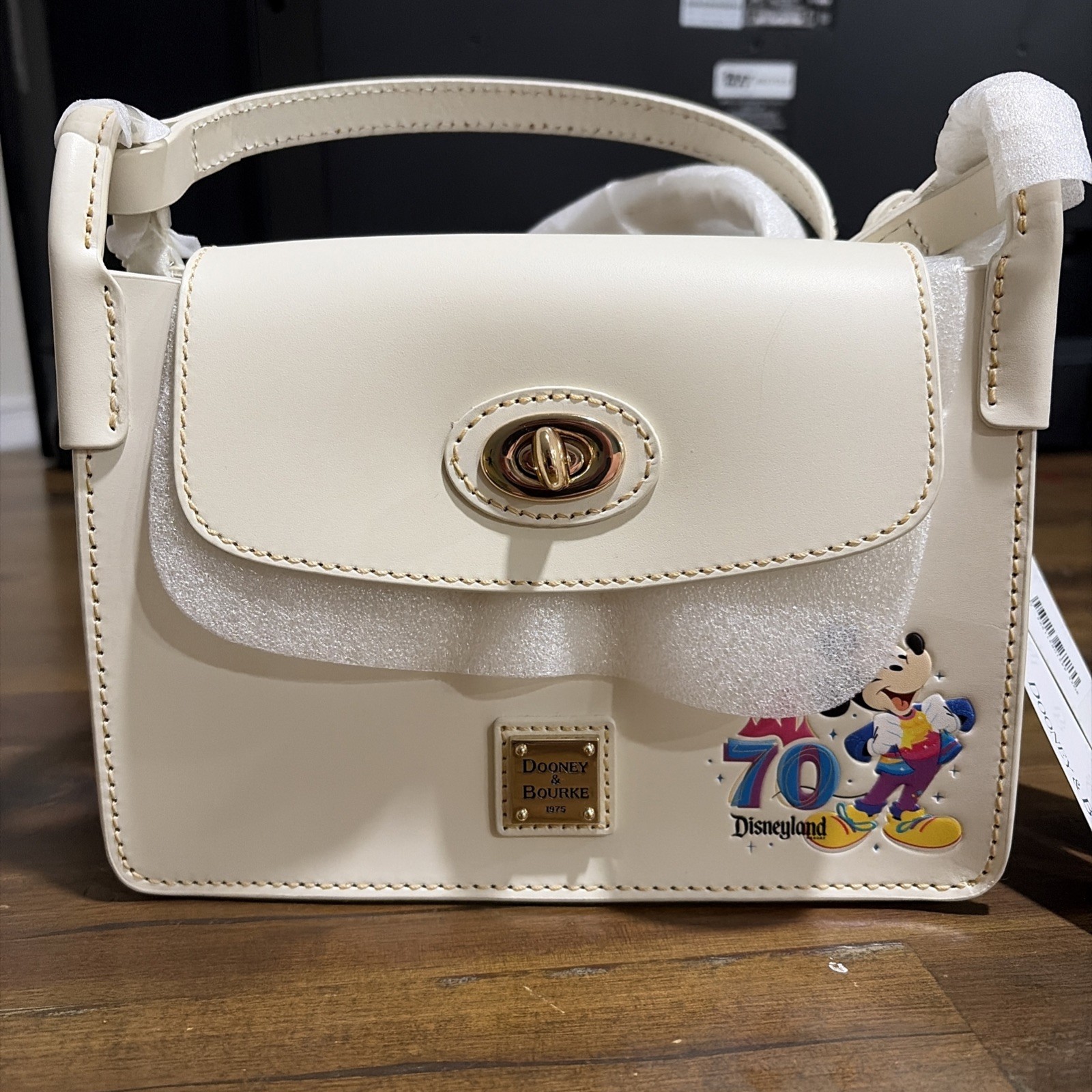 Disneyland 70th Anniversary Dooney & Bourke Pinky Crossbody Bag Disney Parks