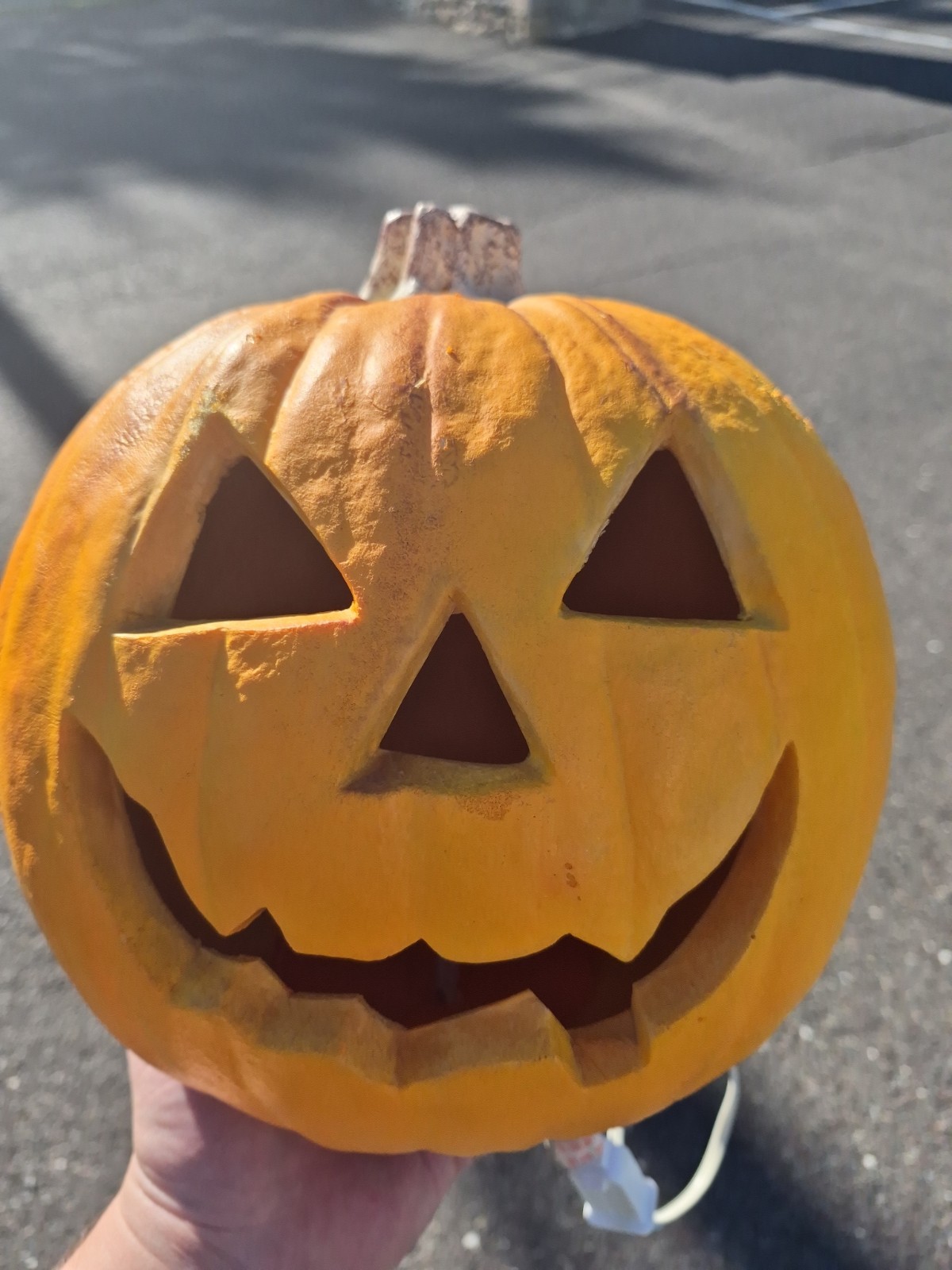 Vtg Trendmasters Halloween Light Up Pumpkin Foam Blow Mold Jack O Lantern 1993