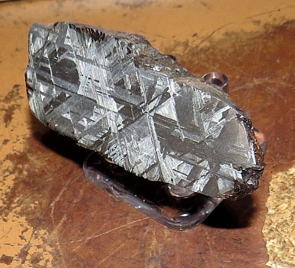 113 gm. muonionalusta meteorite quad cut etched sweden std slab .25# 113 gm. muonionalusta meteorite quad cut etched sweden std slab .25#