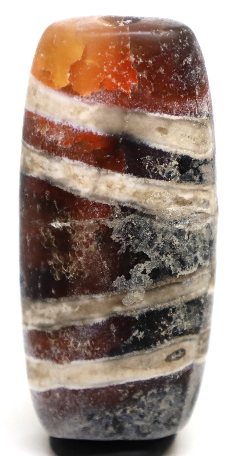 Himalaya Indo Tibetan Phum Dzi Tian Zhu Agate Spiritual Antique Amulet Bead
