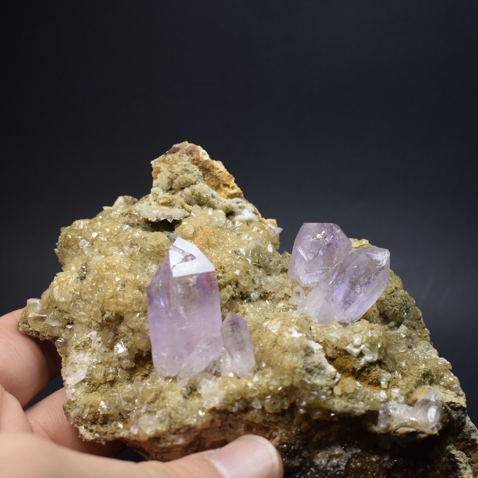 Natural Amethyst Crystal Cluster (Veracruz, Mexico) -  #334
