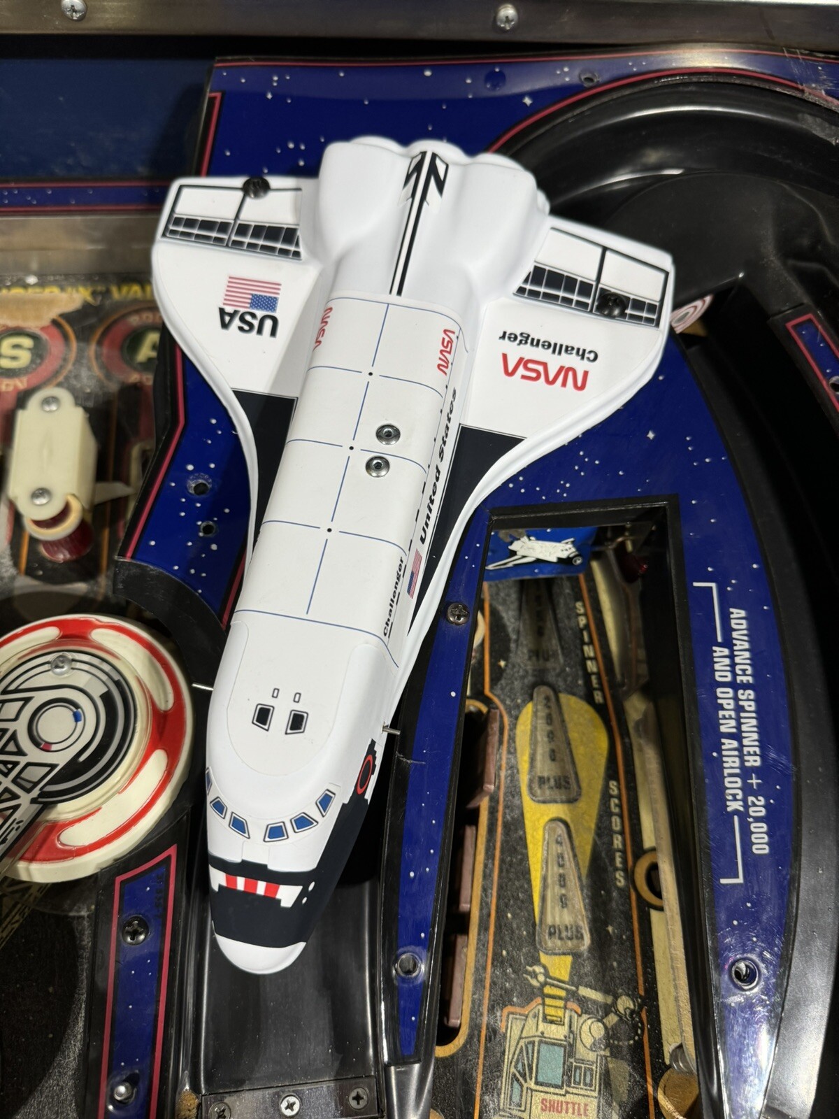 1984 Williams Space Shuttle Pinball Machine \