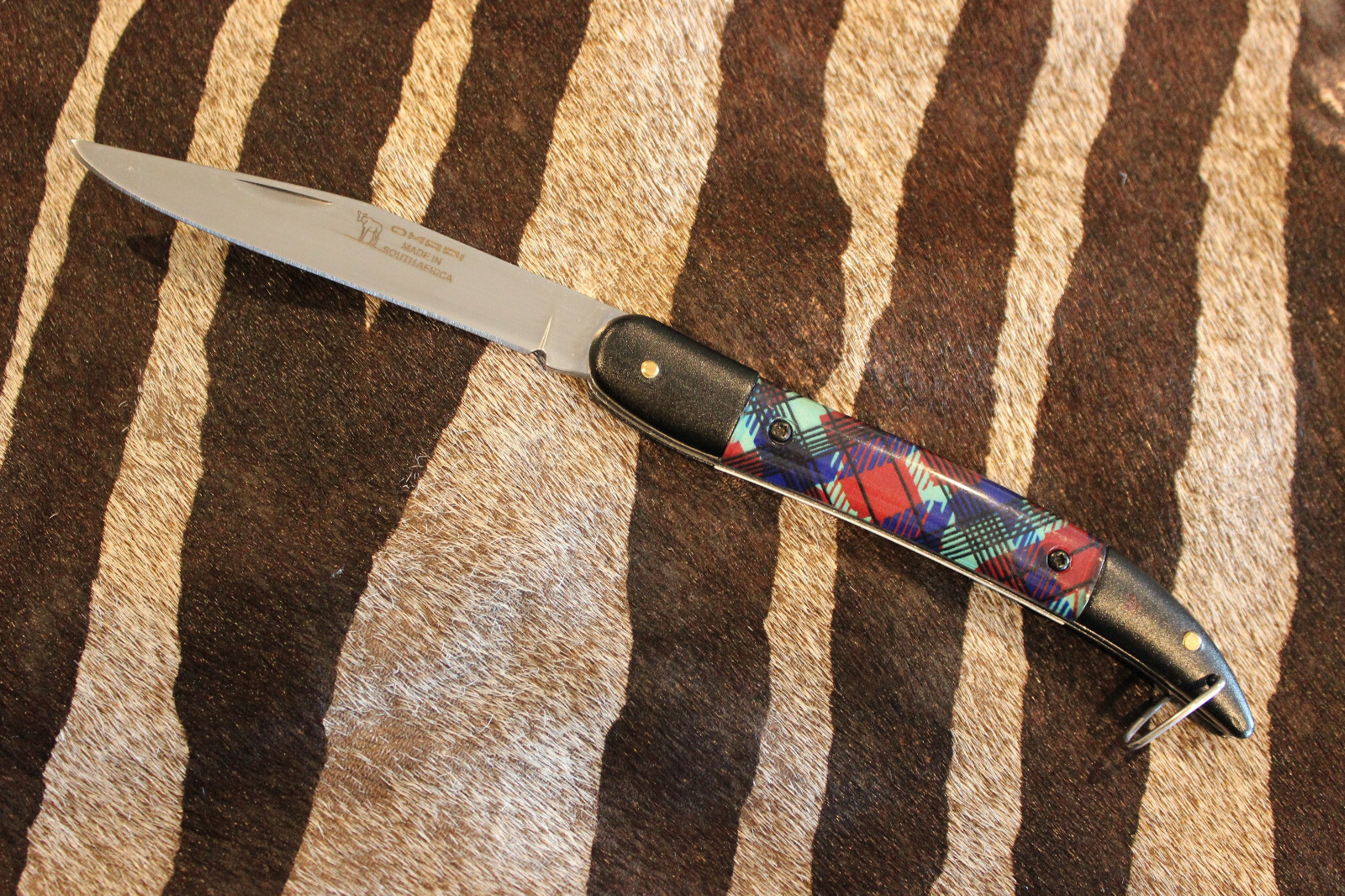 Okapi Tartan Black Folding Fisherman 1978/12 Okapi Tartan Black Folding Fisherman 1978/12