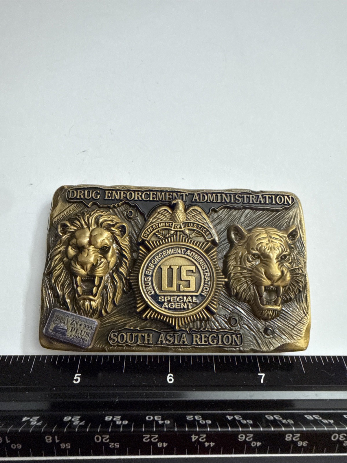DEA South Asia Region Special Agent Delta Design Challenge Coin